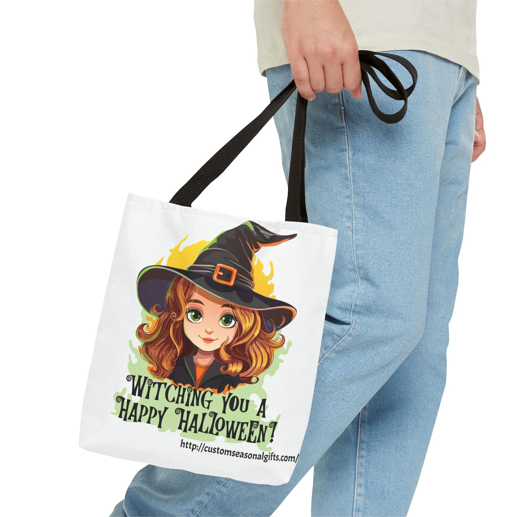 Tote Bag -  Whitching You A Happy Halloween!