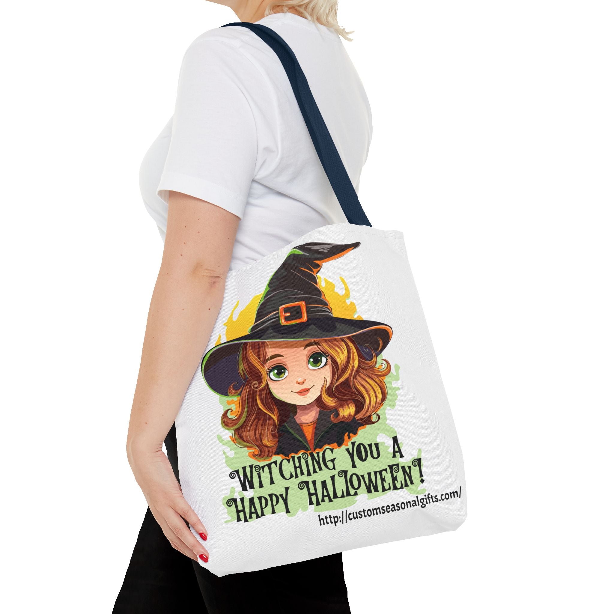 Tote Bag -  Whitching You A Happy Halloween!