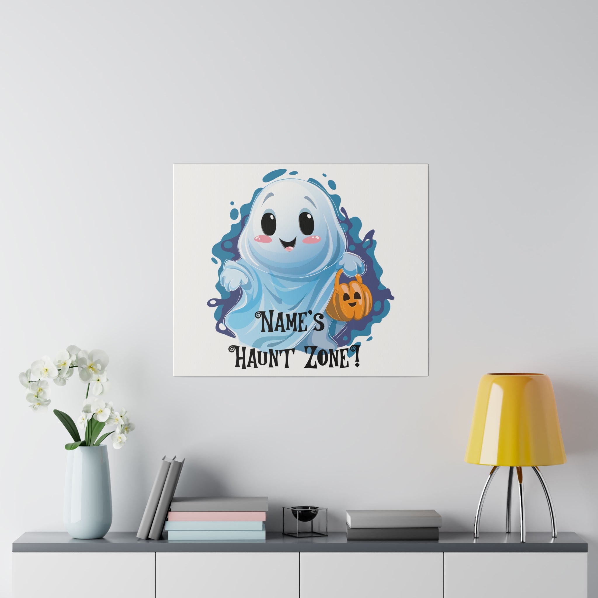 haunt zone Matte Canvas, Stretched, 0.75"