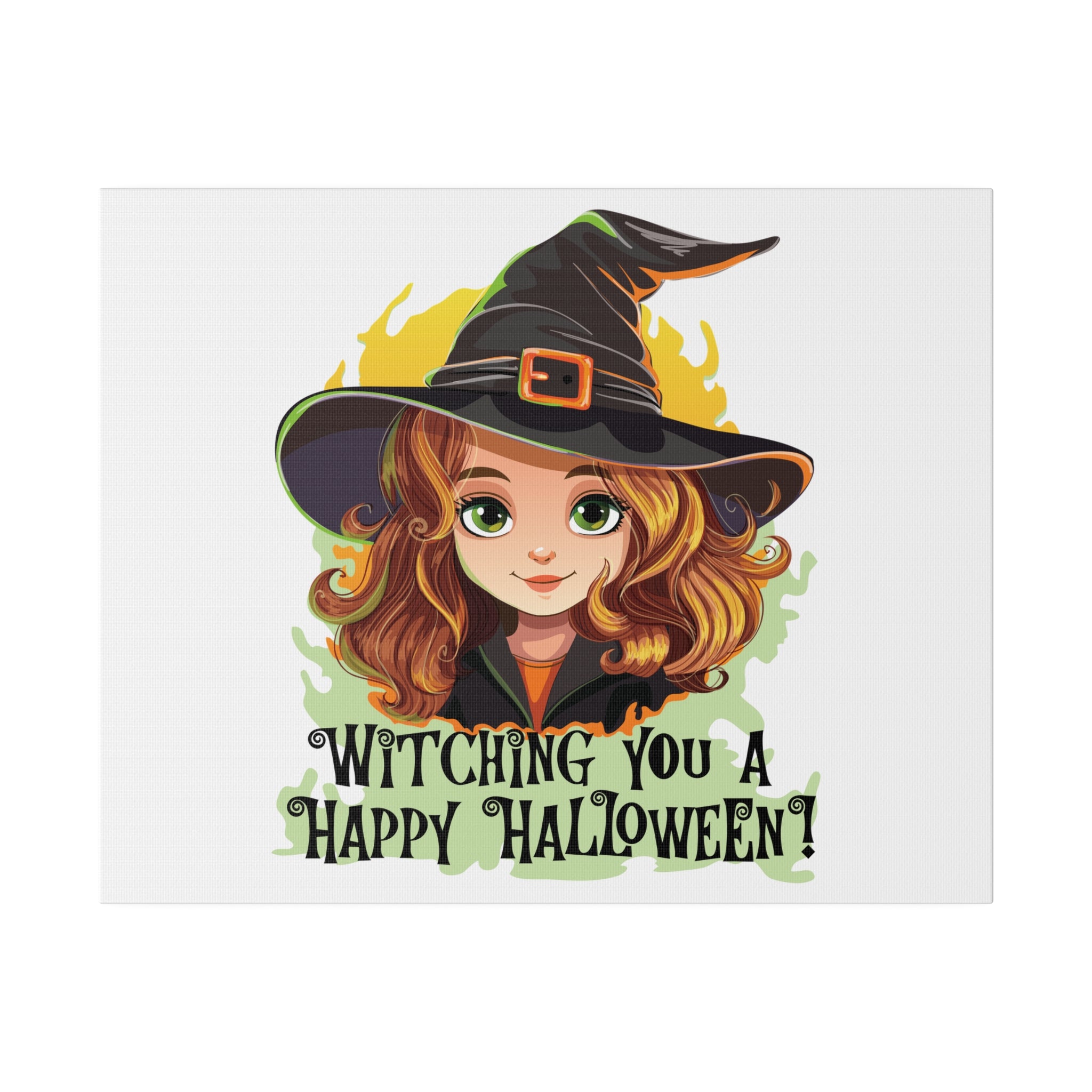 Witching you halloween Matte Canvas, Stretched, 0.75"