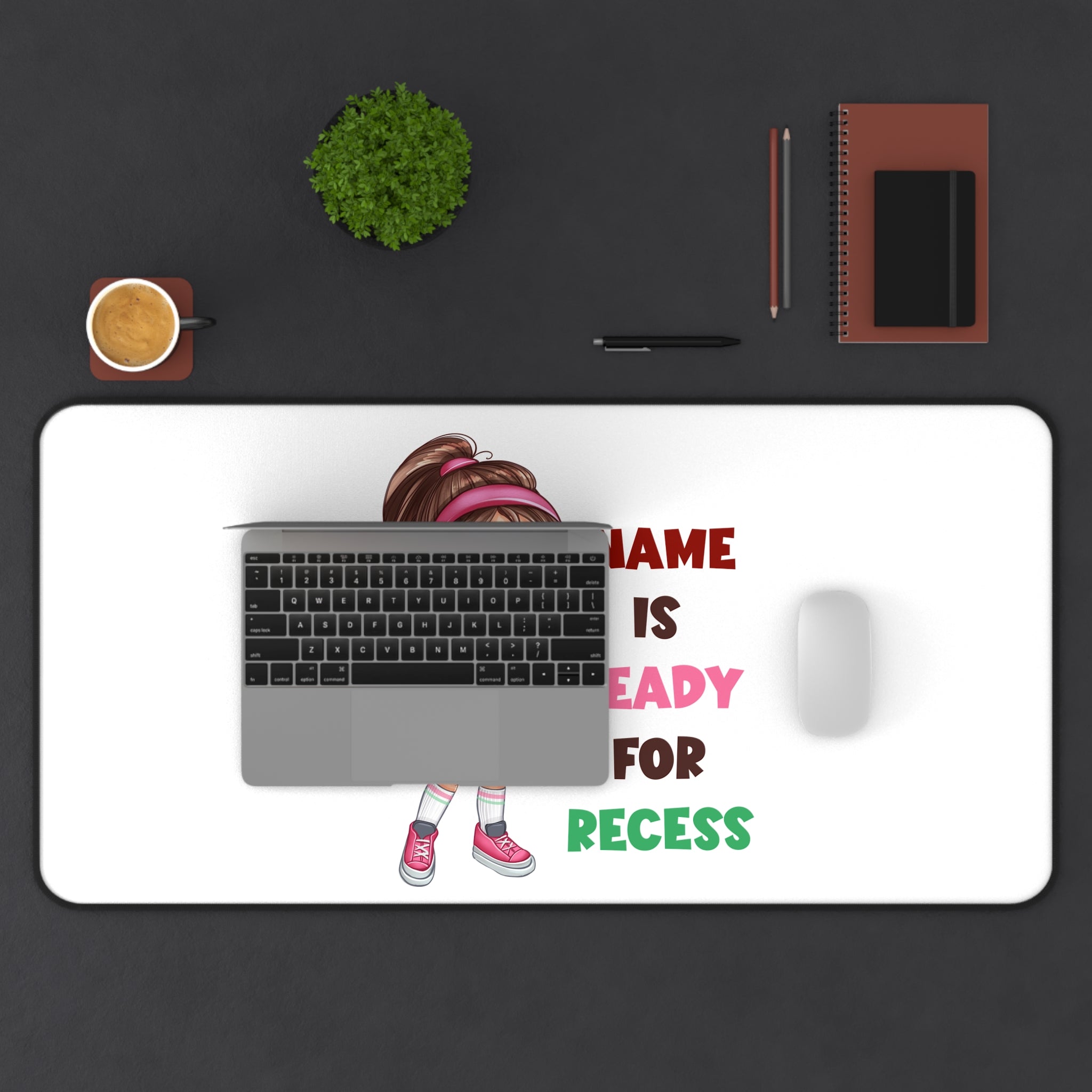 Recess girl Desk Mat