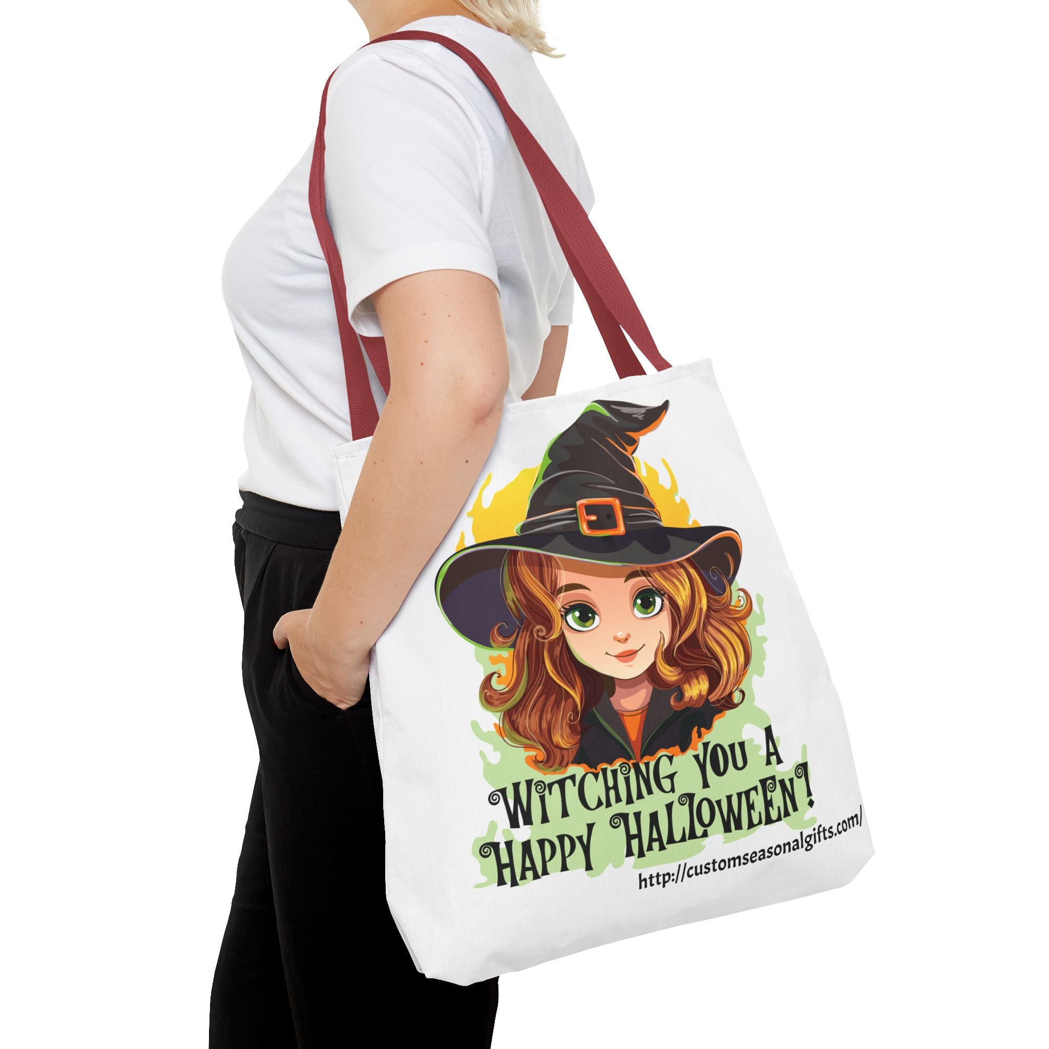 Tote Bag -  Whitching You A Happy Halloween!