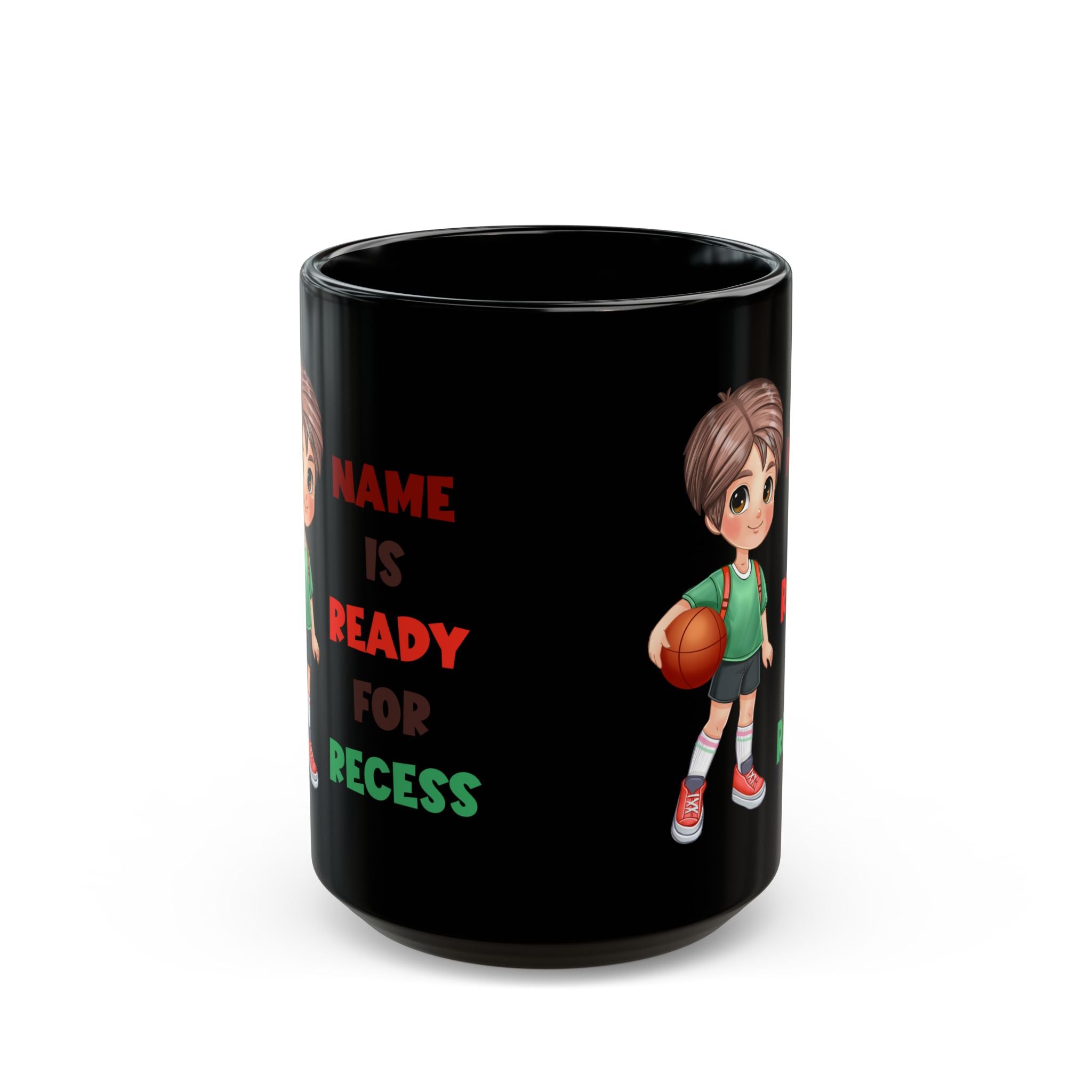 Recess boy Black Mug (11oz, 15oz)