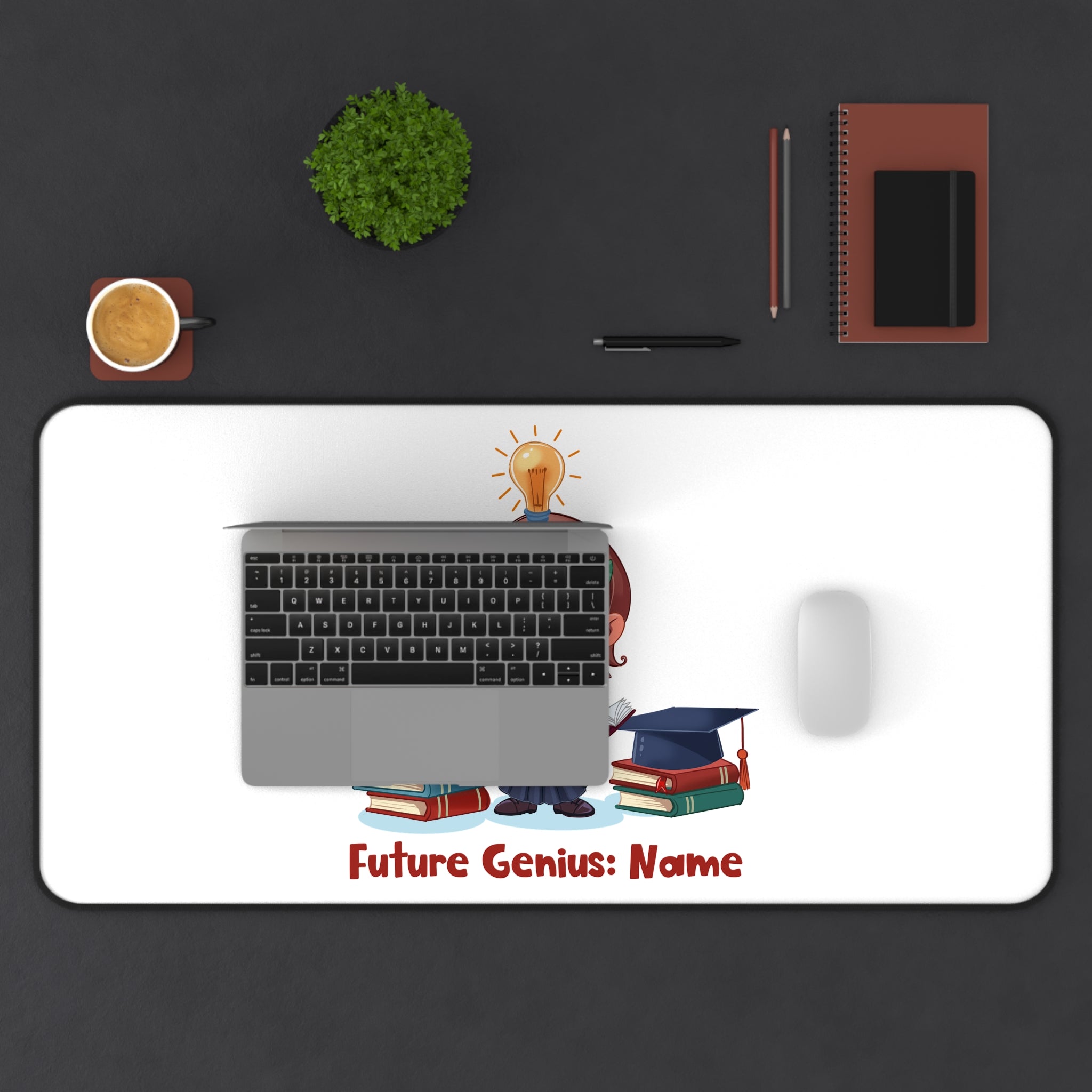 genius girl Desk Mat