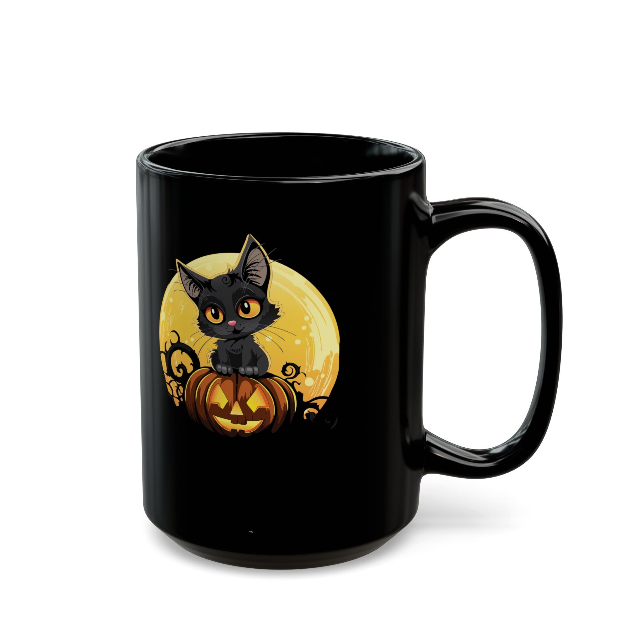 beware magic inside Black Mug (11oz, 15oz)