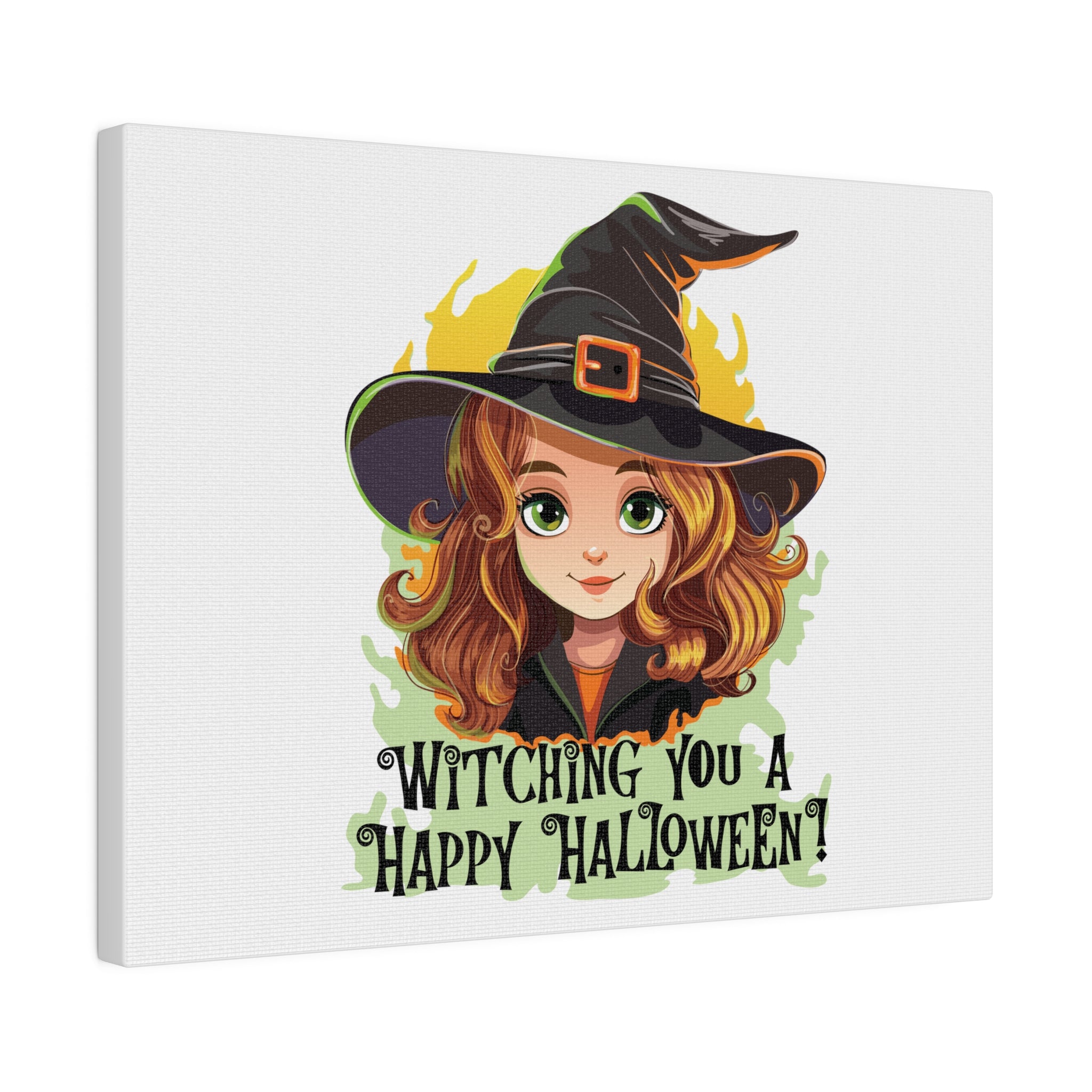 Witching you halloween Matte Canvas, Stretched, 0.75"