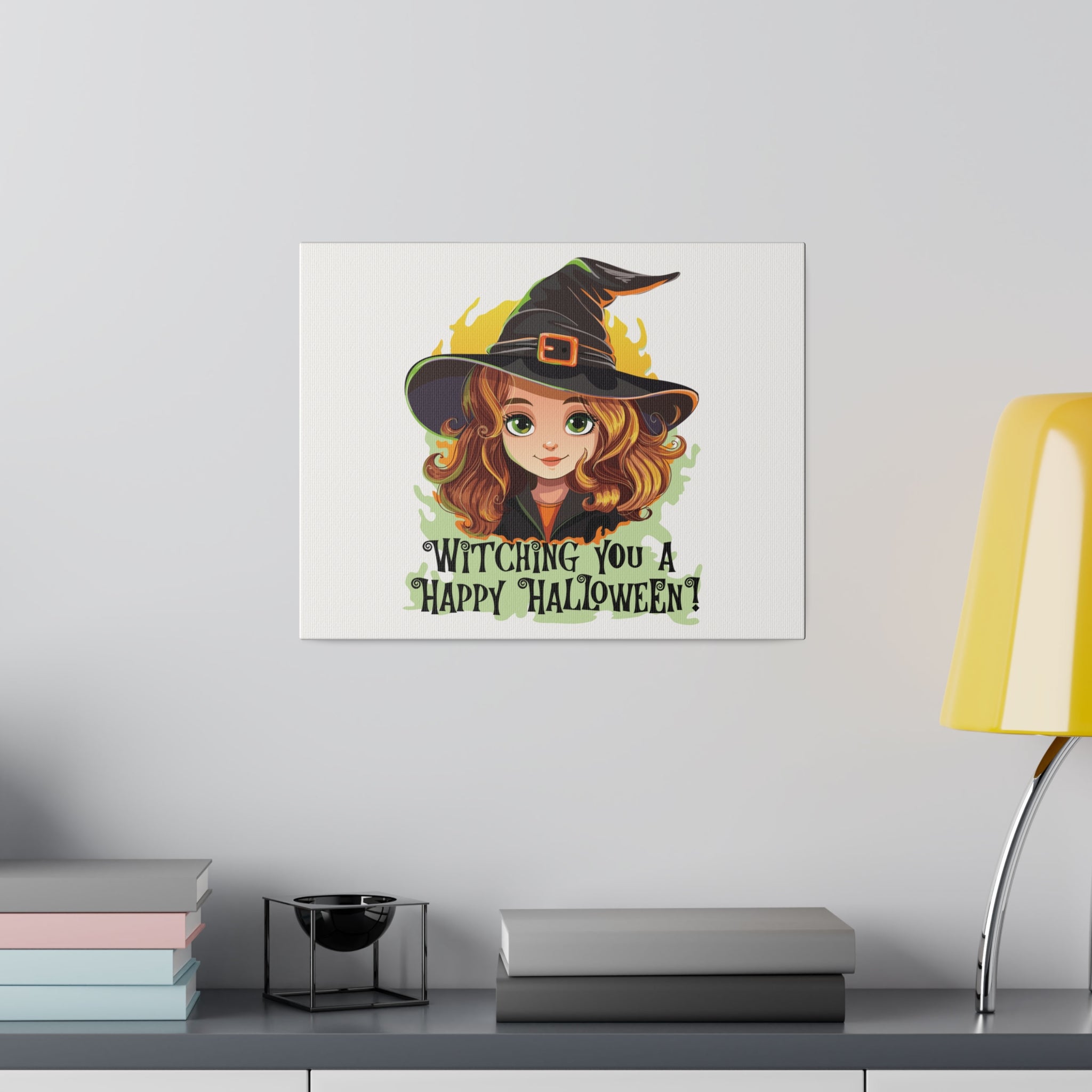 Witching you halloween Matte Canvas, Stretched, 0.75"