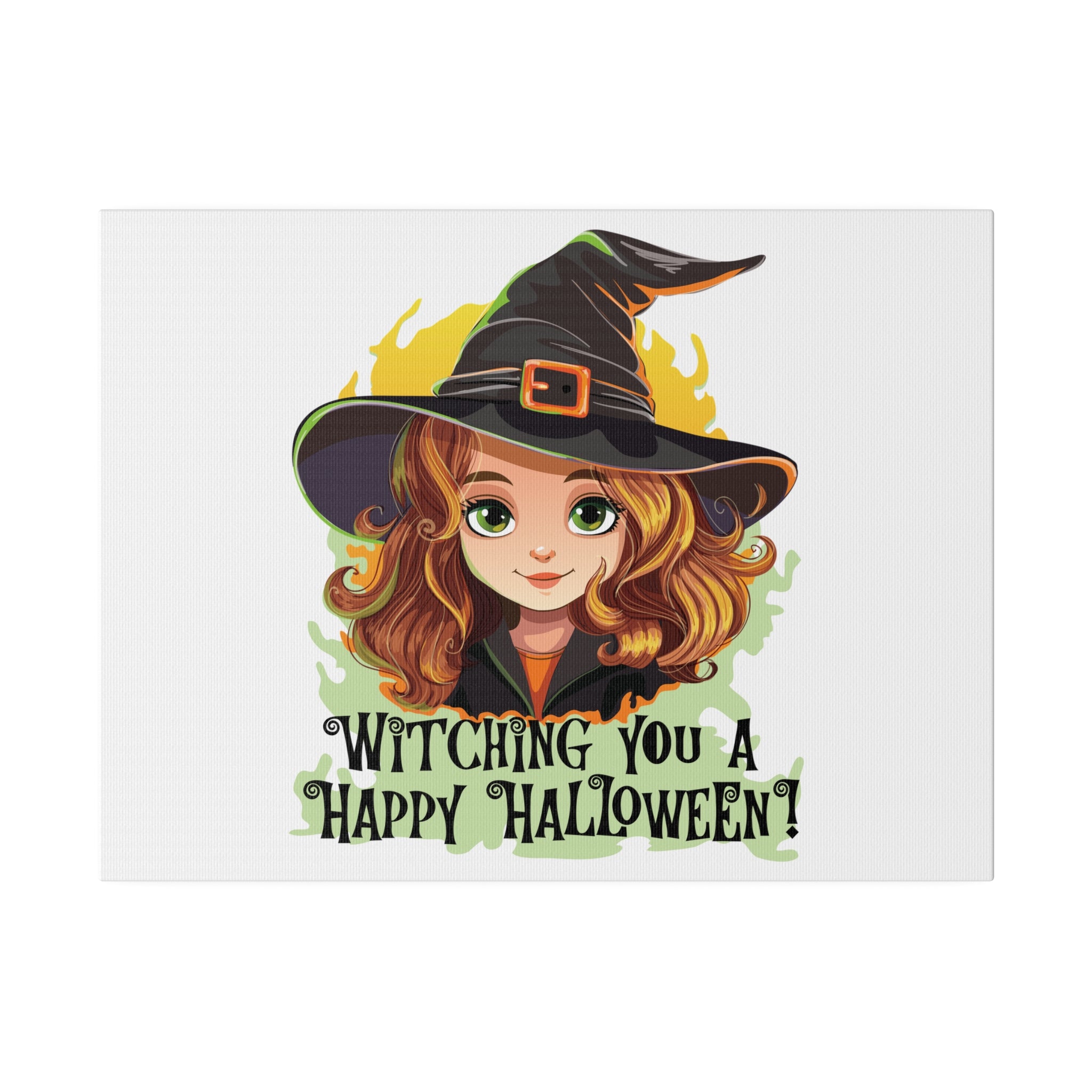 Witching you halloween Matte Canvas, Stretched, 0.75"