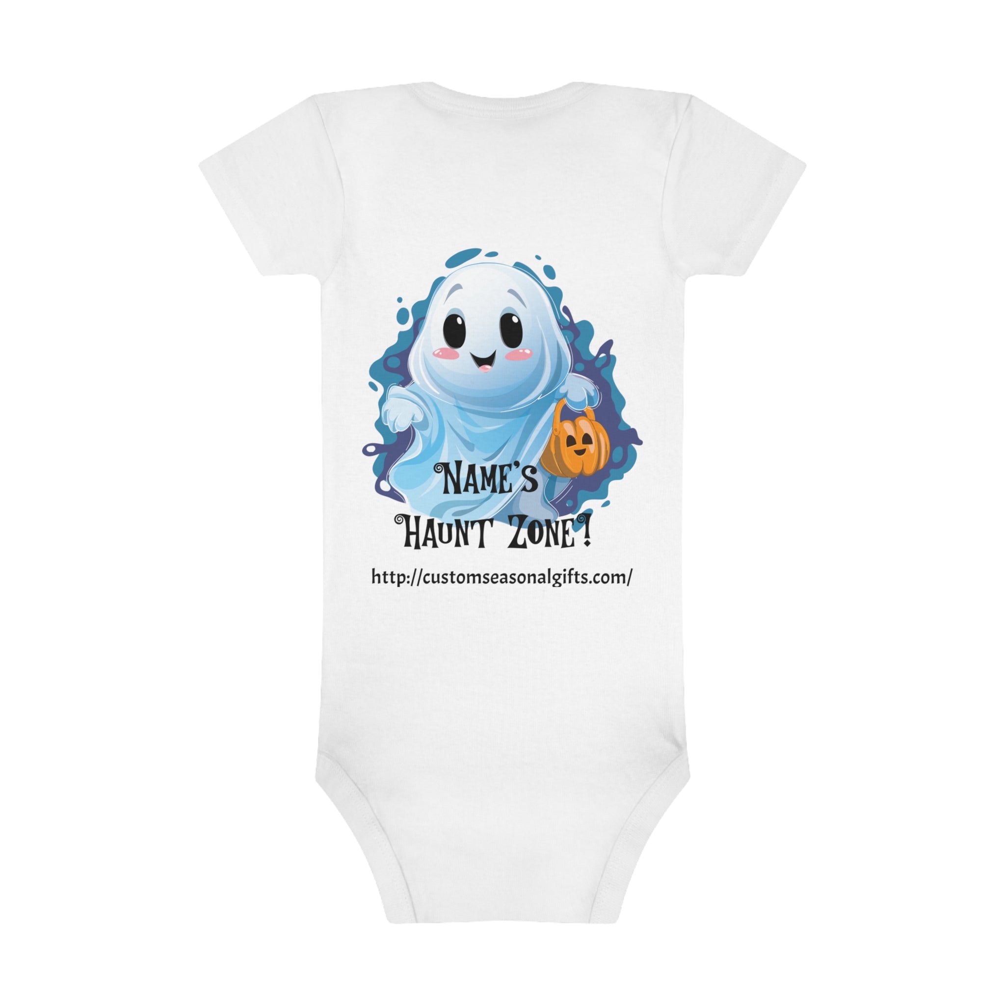 Haunt Zone Customizable Onesie® Organic Baby Bodysuit