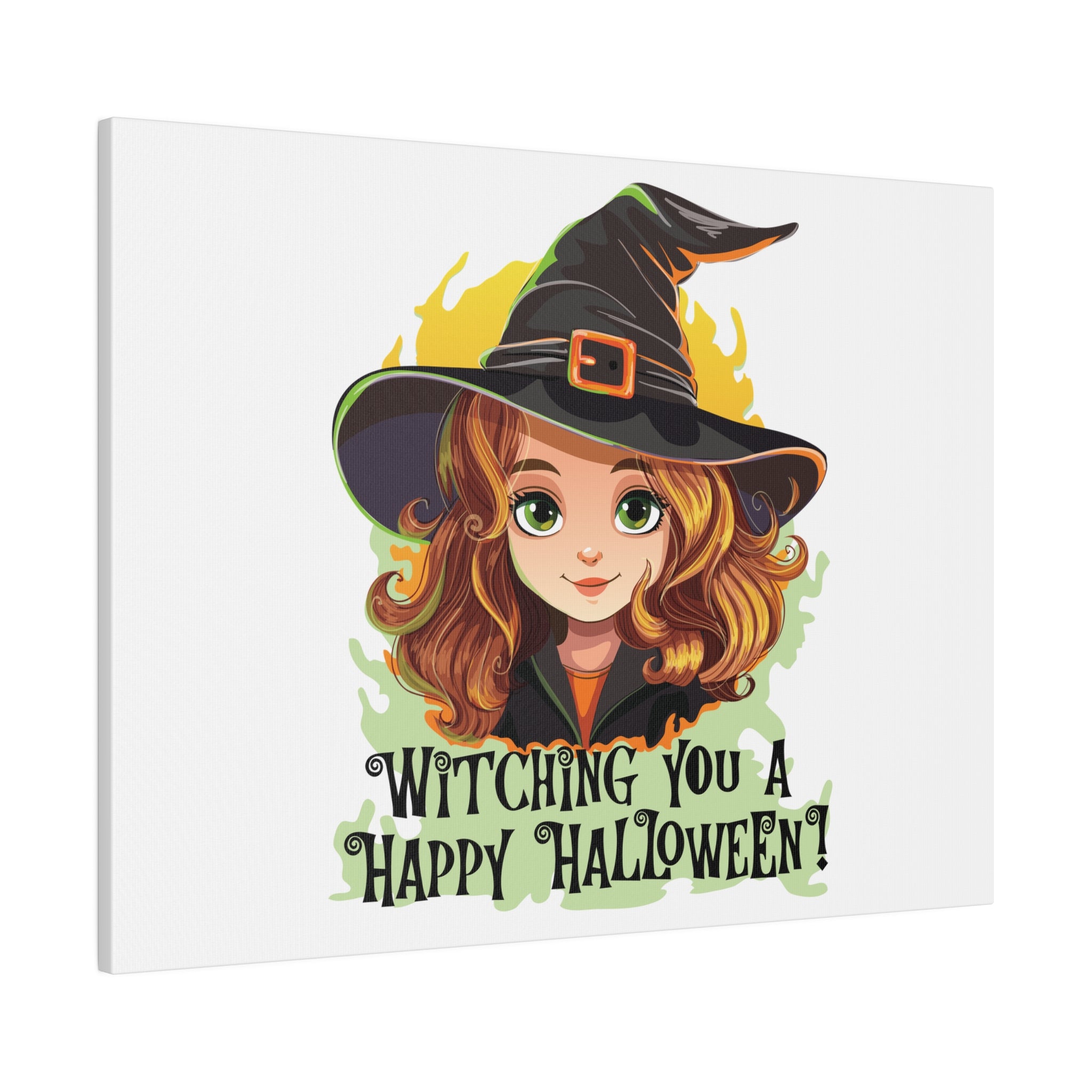 Witching you halloween Matte Canvas, Stretched, 0.75"