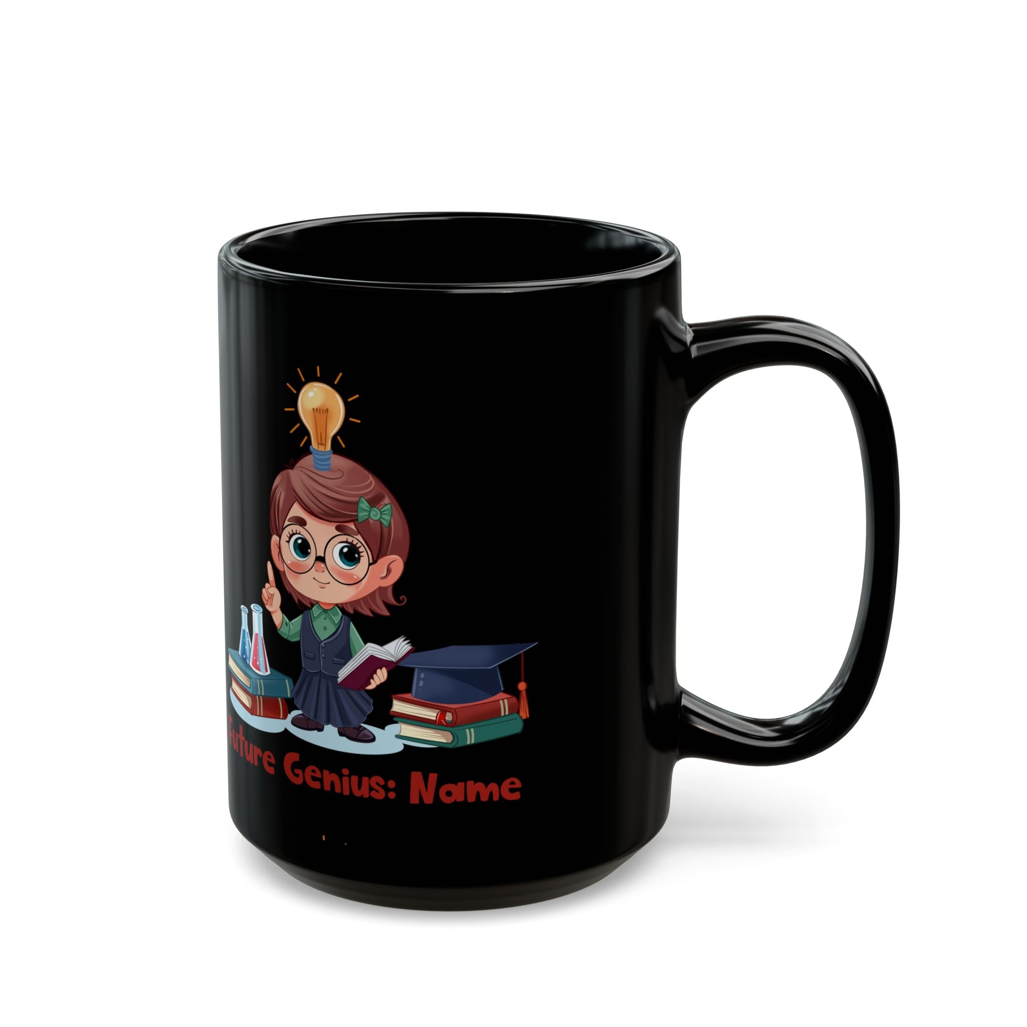 genius girl Black Mug (11oz, 15oz)