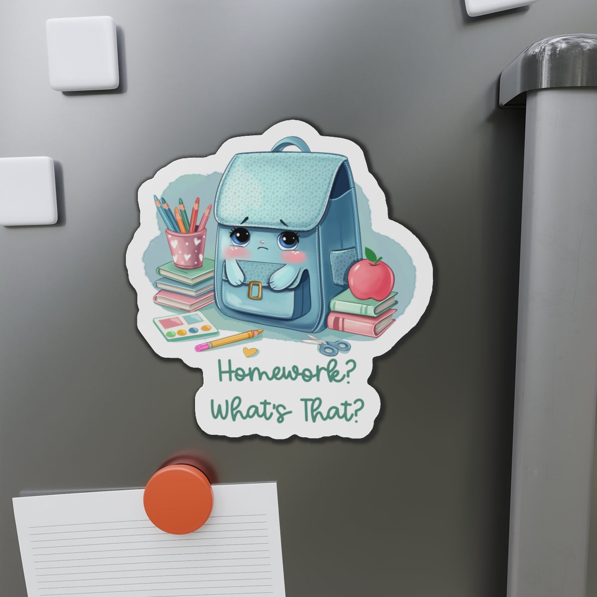 Homework Die-Cut Magnets