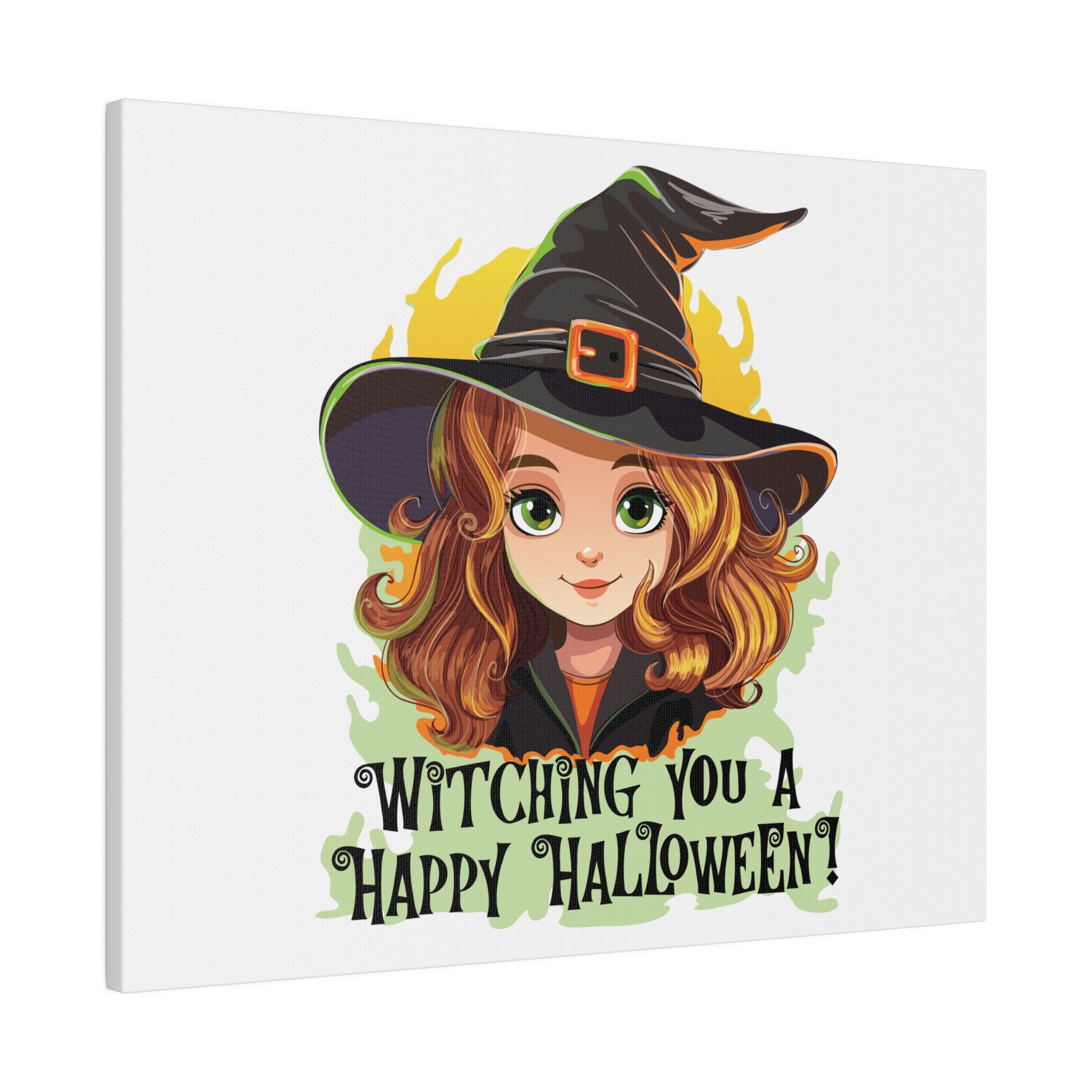 Witching you halloween Matte Canvas, Stretched, 0.75"