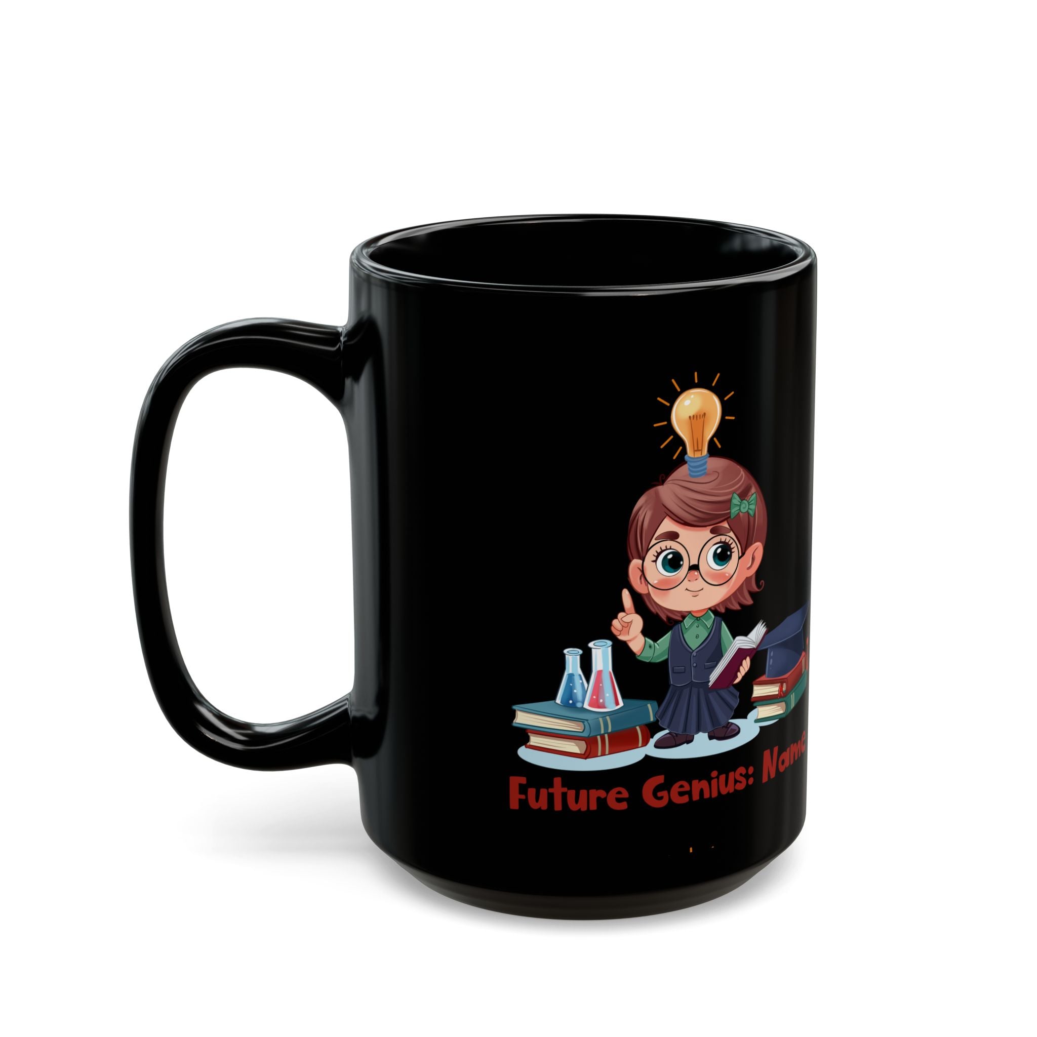 genius girl Black Mug (11oz, 15oz)