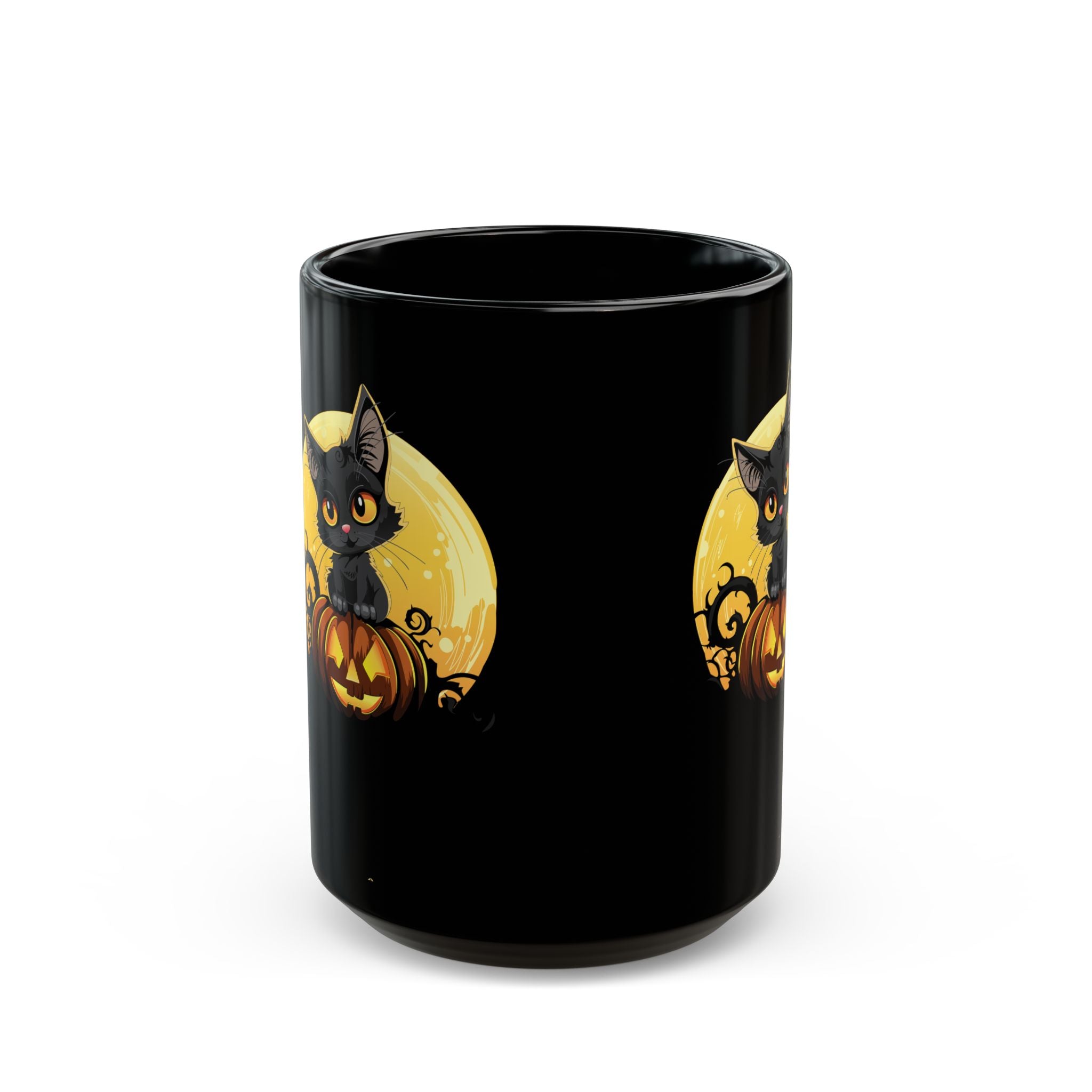 beware magic inside Black Mug (11oz, 15oz)