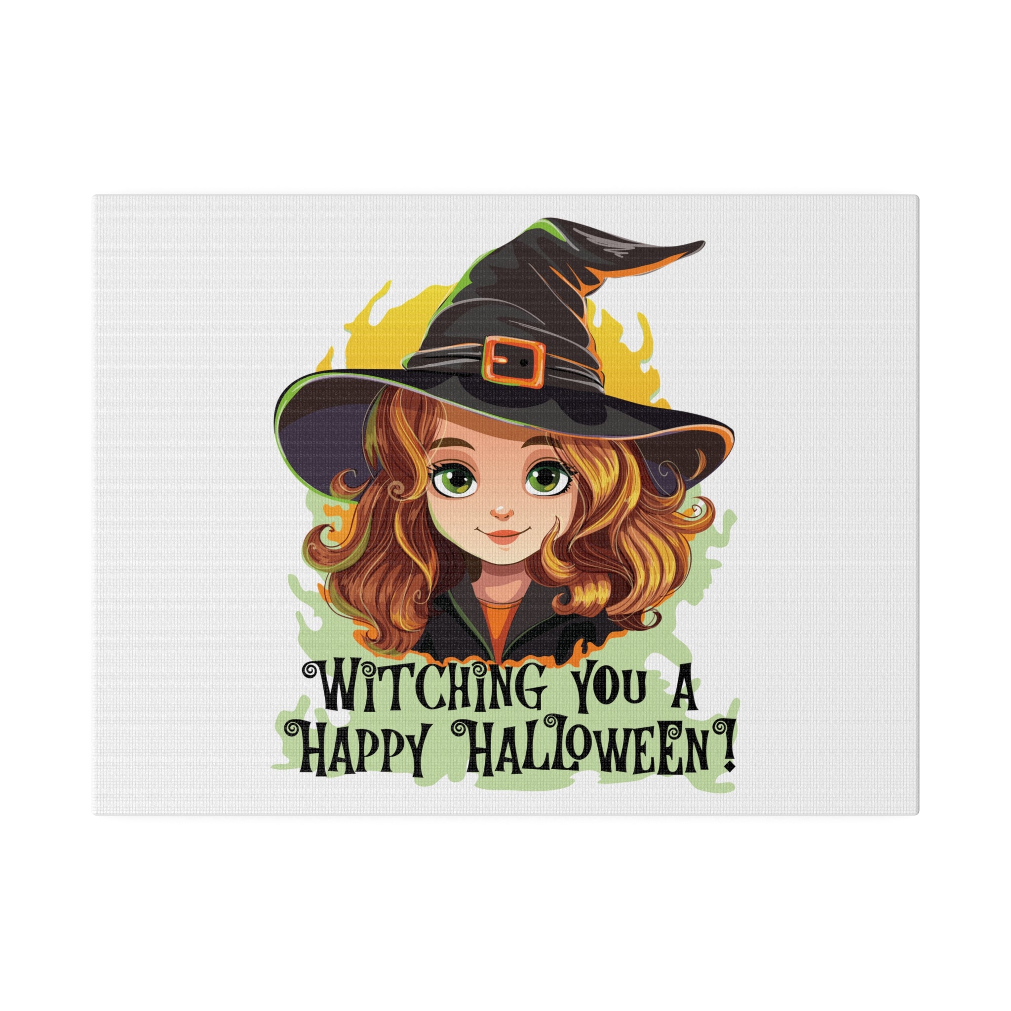 Witching you halloween Matte Canvas, Stretched, 0.75"