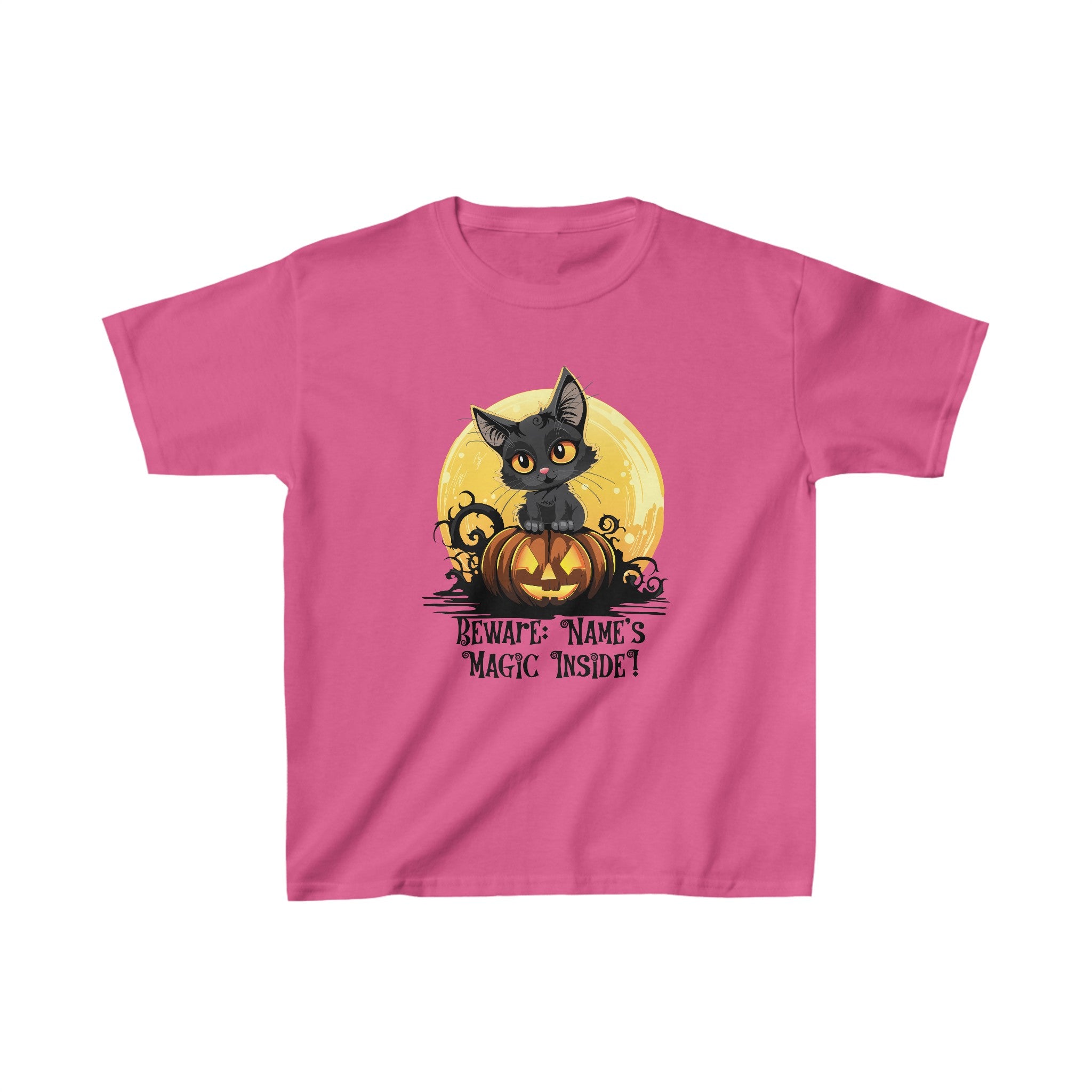 beware magic inside Kids Heavy Cotton™ Tee