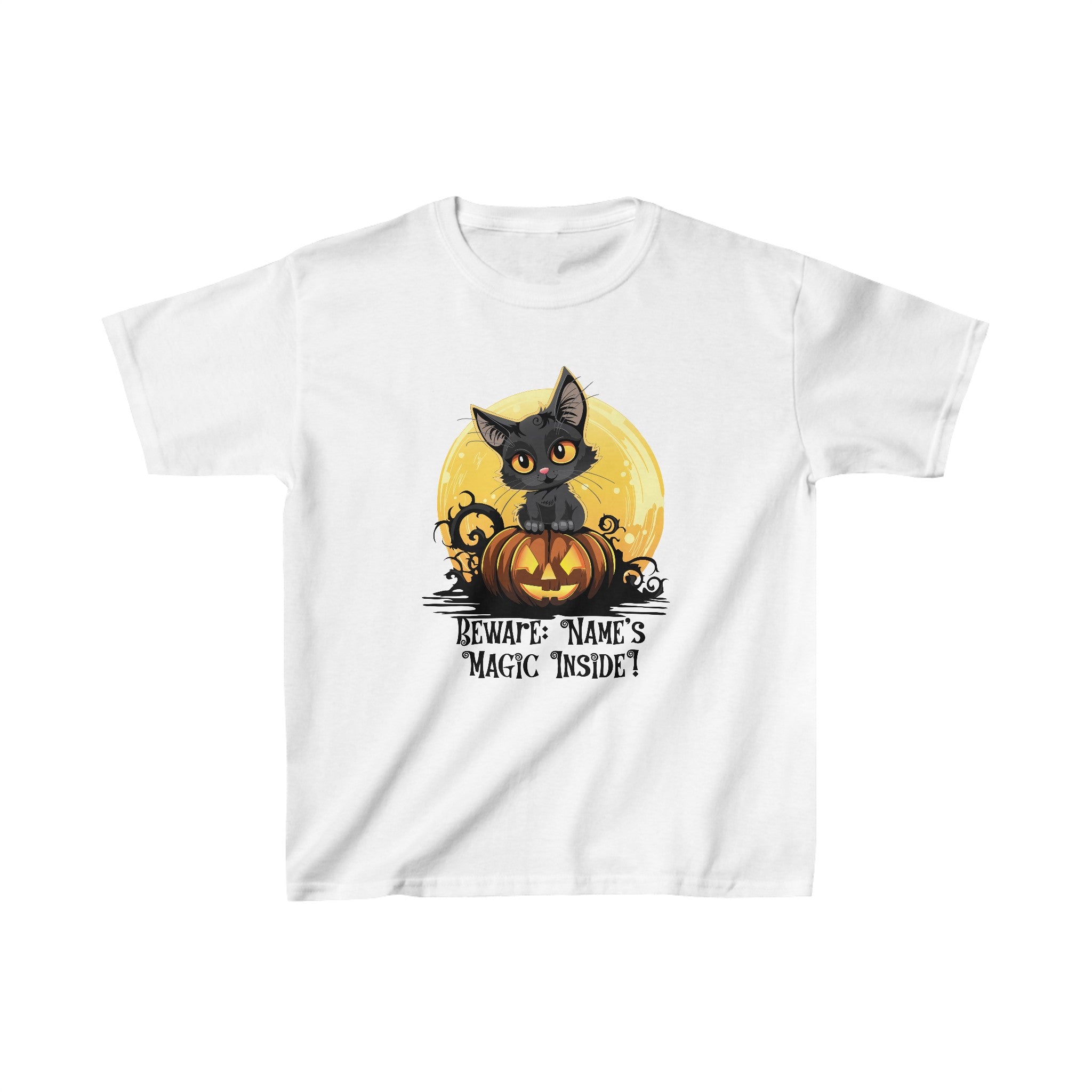 beware magic inside Kids Heavy Cotton™ Tee