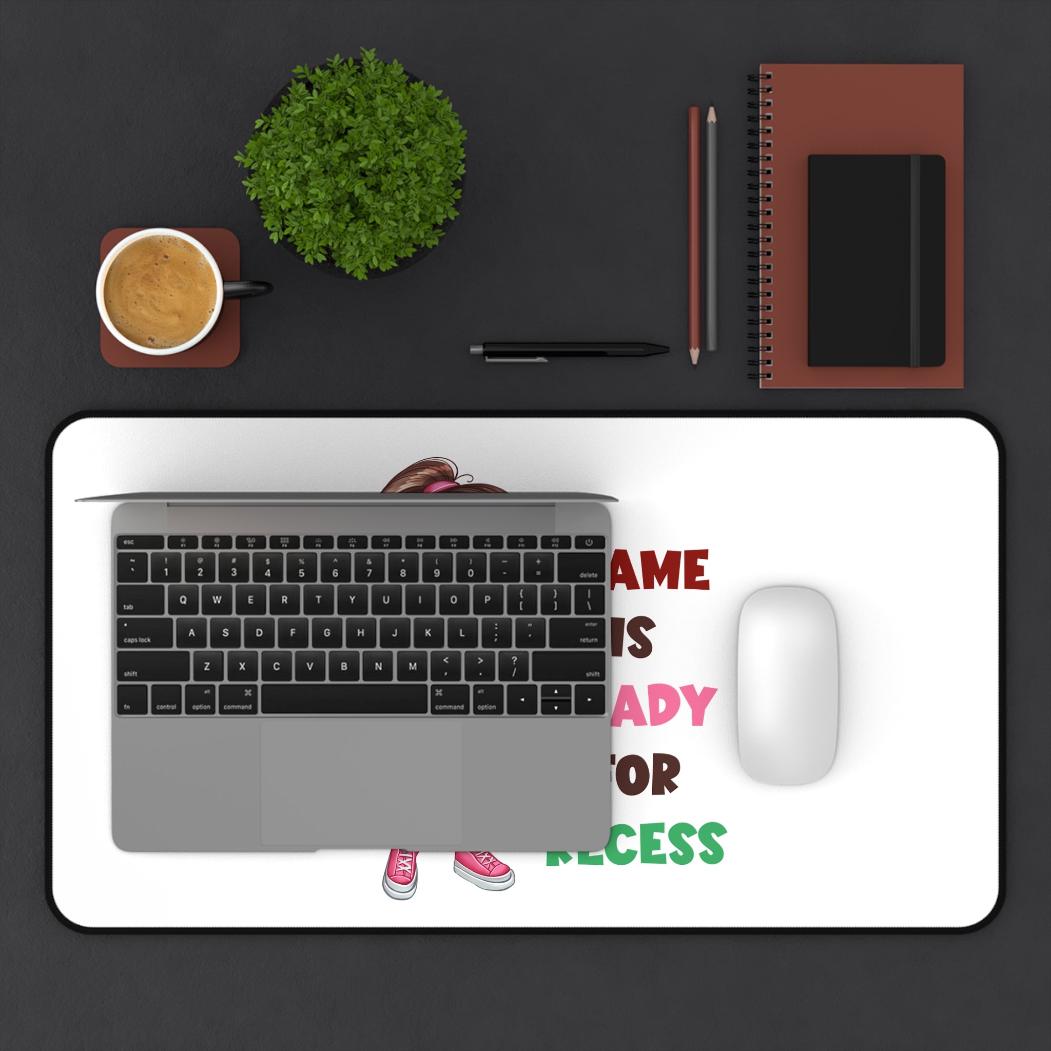 Recess girl Desk Mat