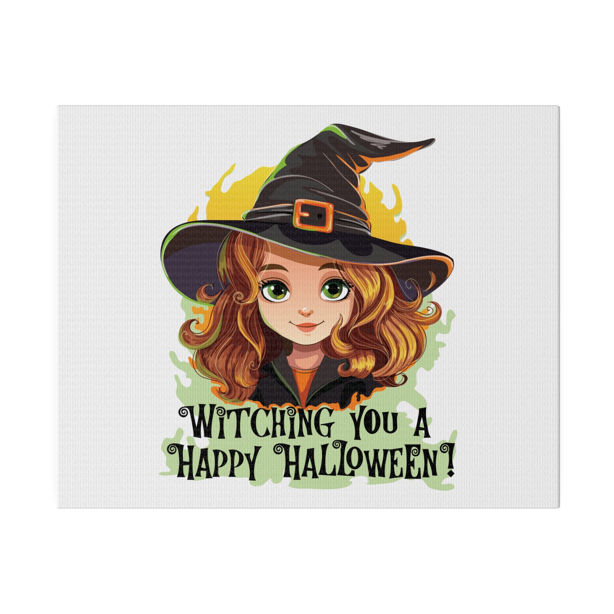 Witching you halloween Matte Canvas, Stretched, 0.75"