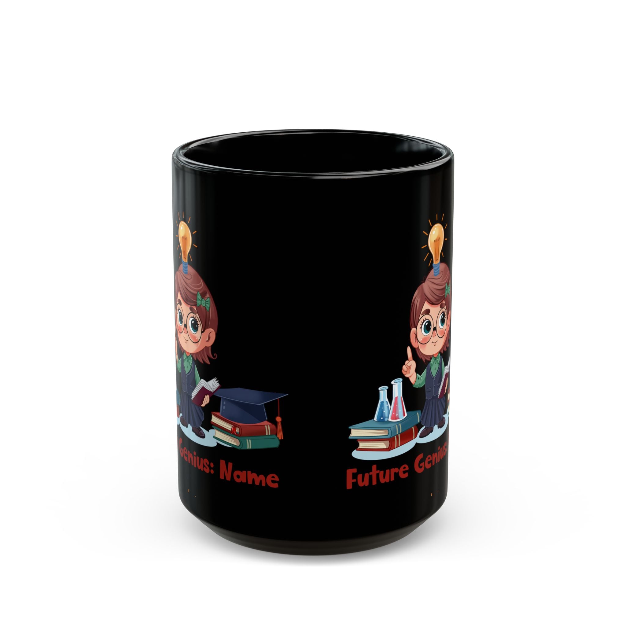 genius girl Black Mug (11oz, 15oz)