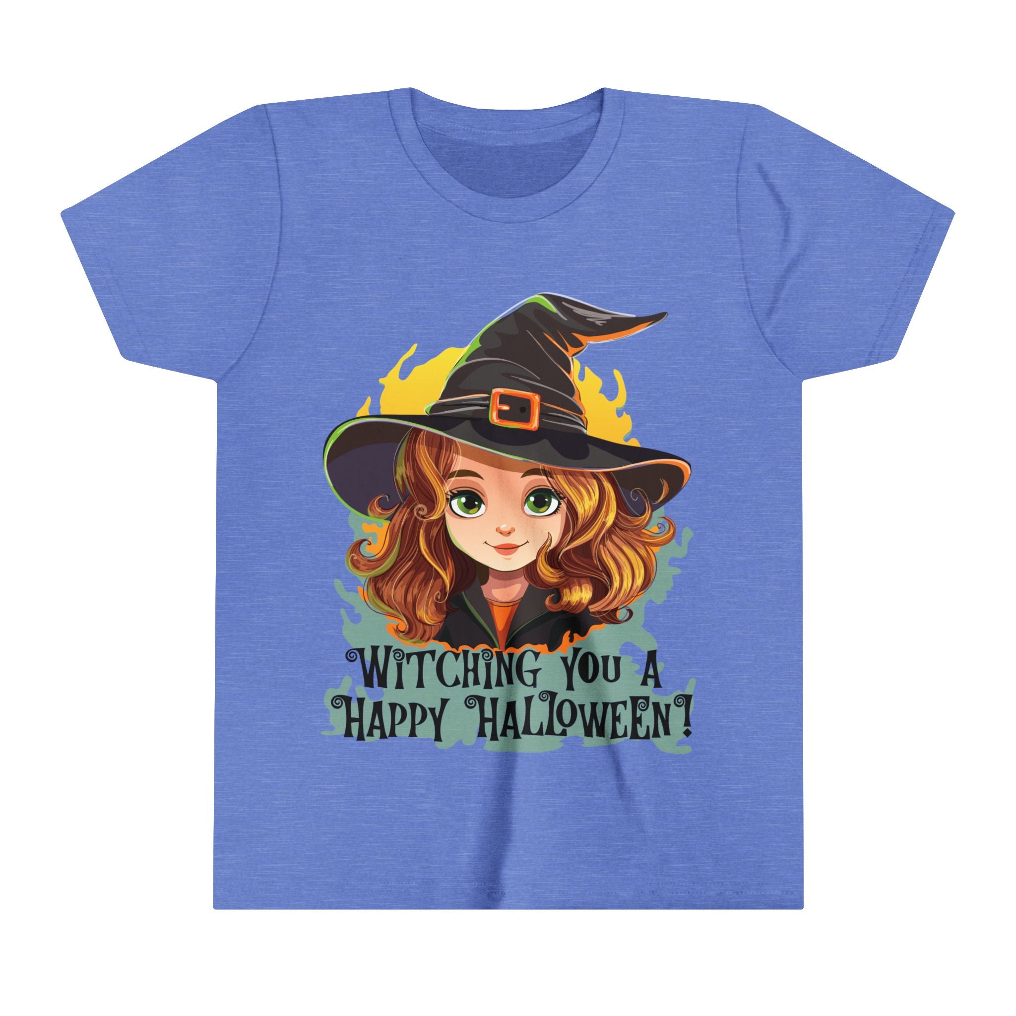 Witching You Happy Halloween Youth Short Sleeve Tee