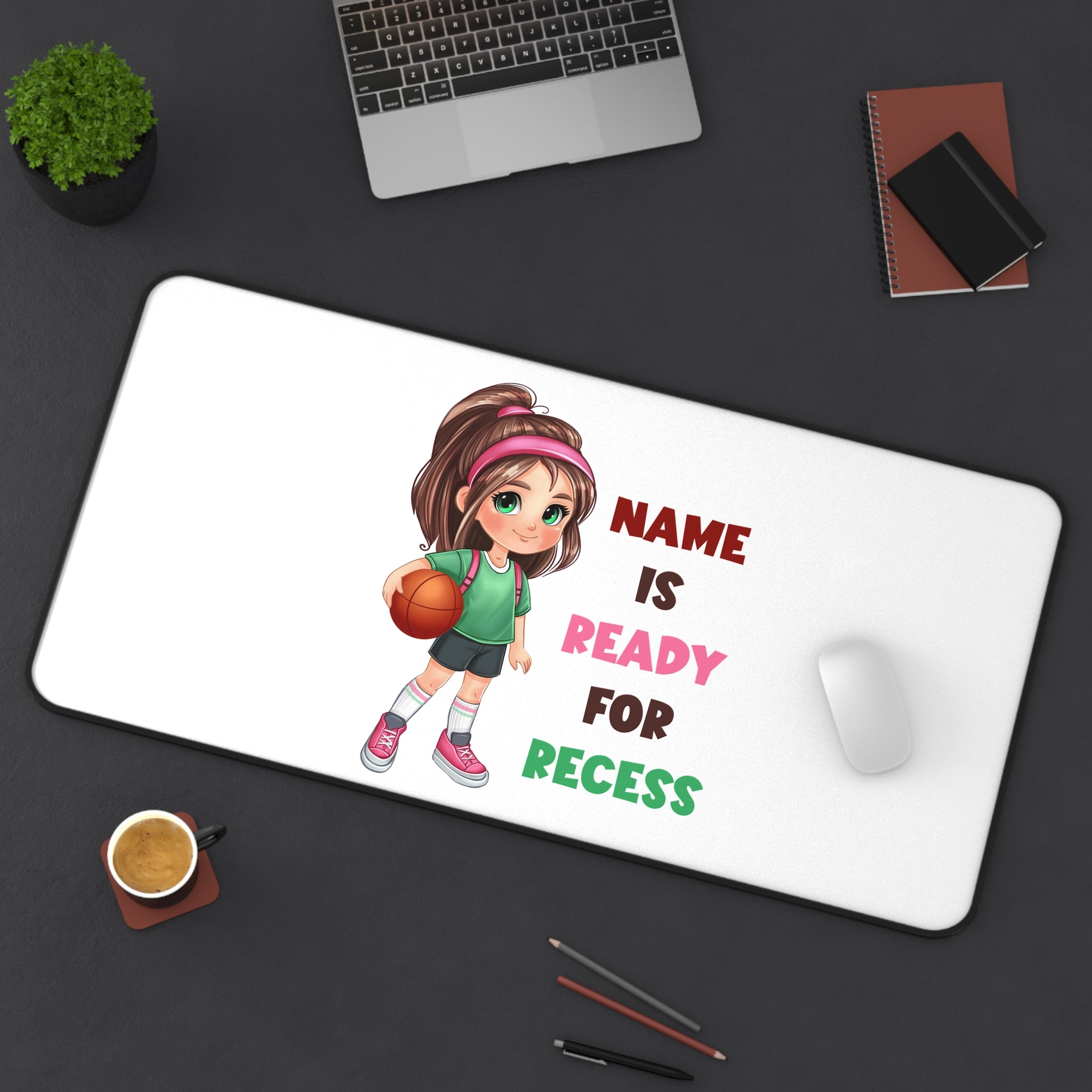 Recess girl Desk Mat