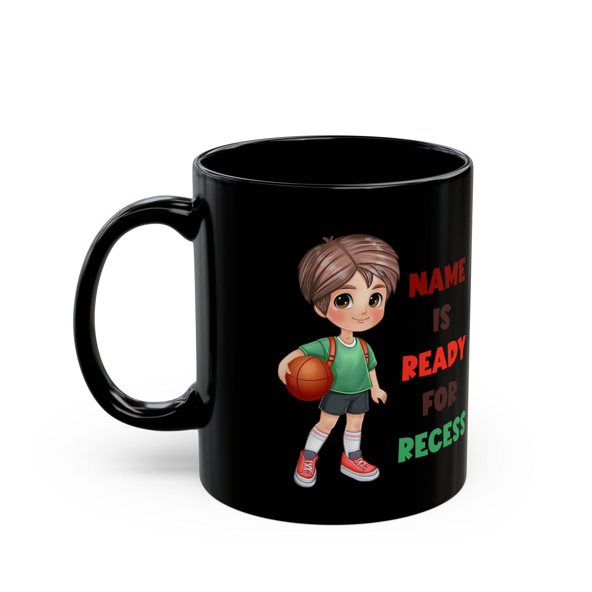 Recess boy Black Mug (11oz, 15oz)