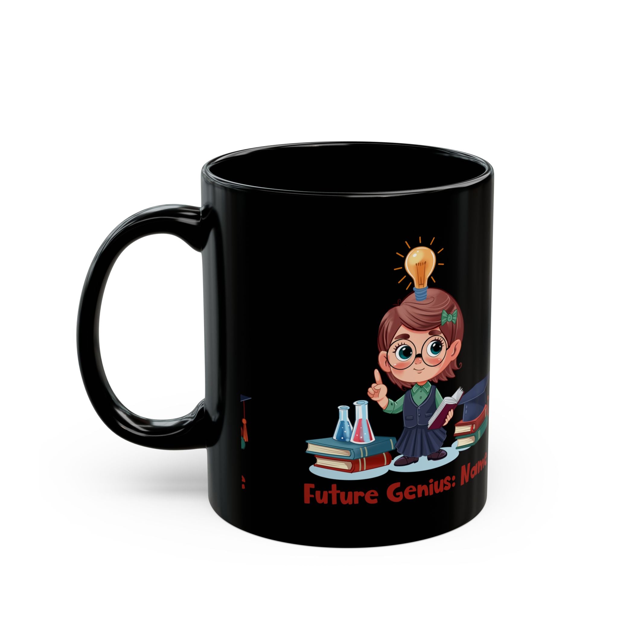 genius girl Black Mug (11oz, 15oz)