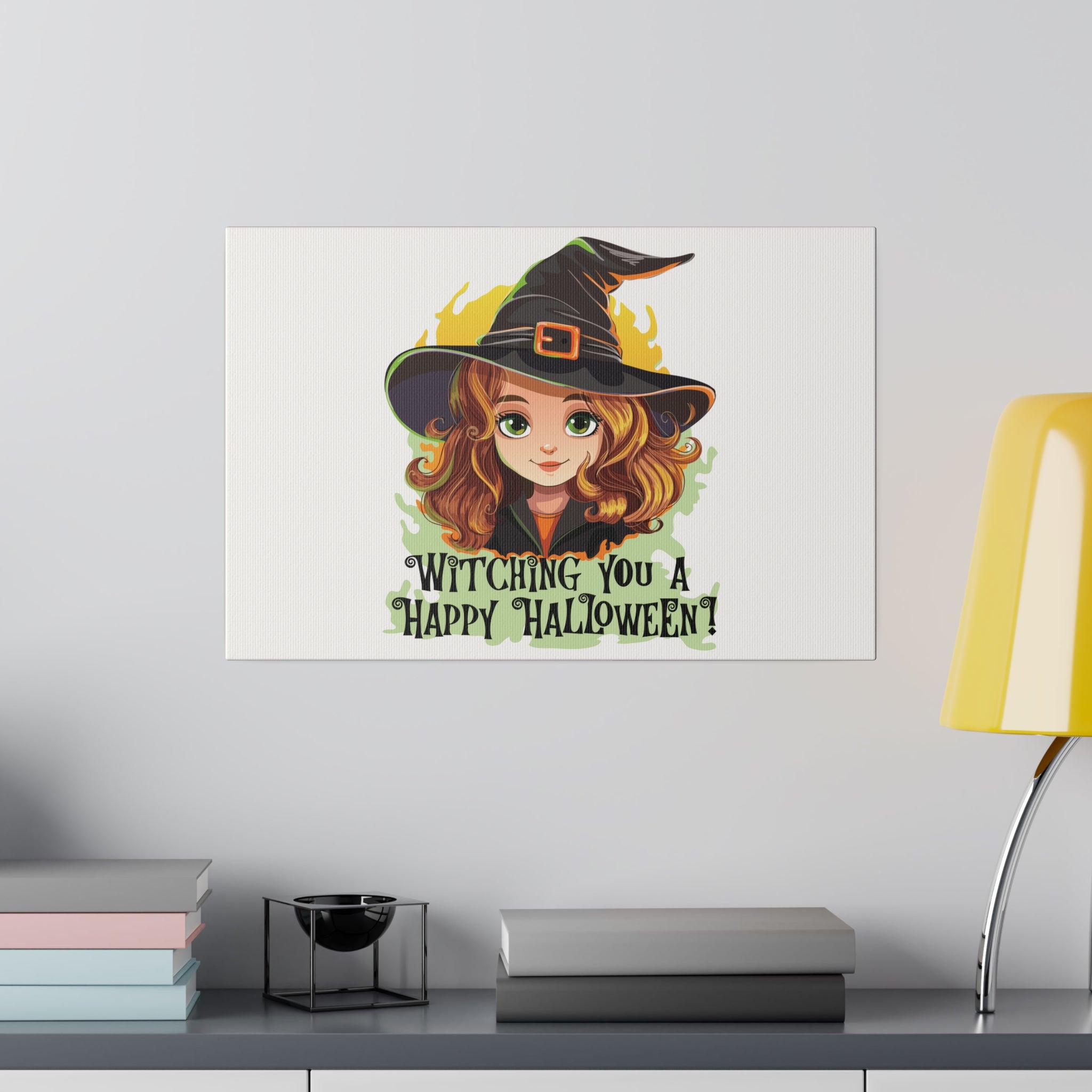 Witching you halloween Matte Canvas, Stretched, 0.75"