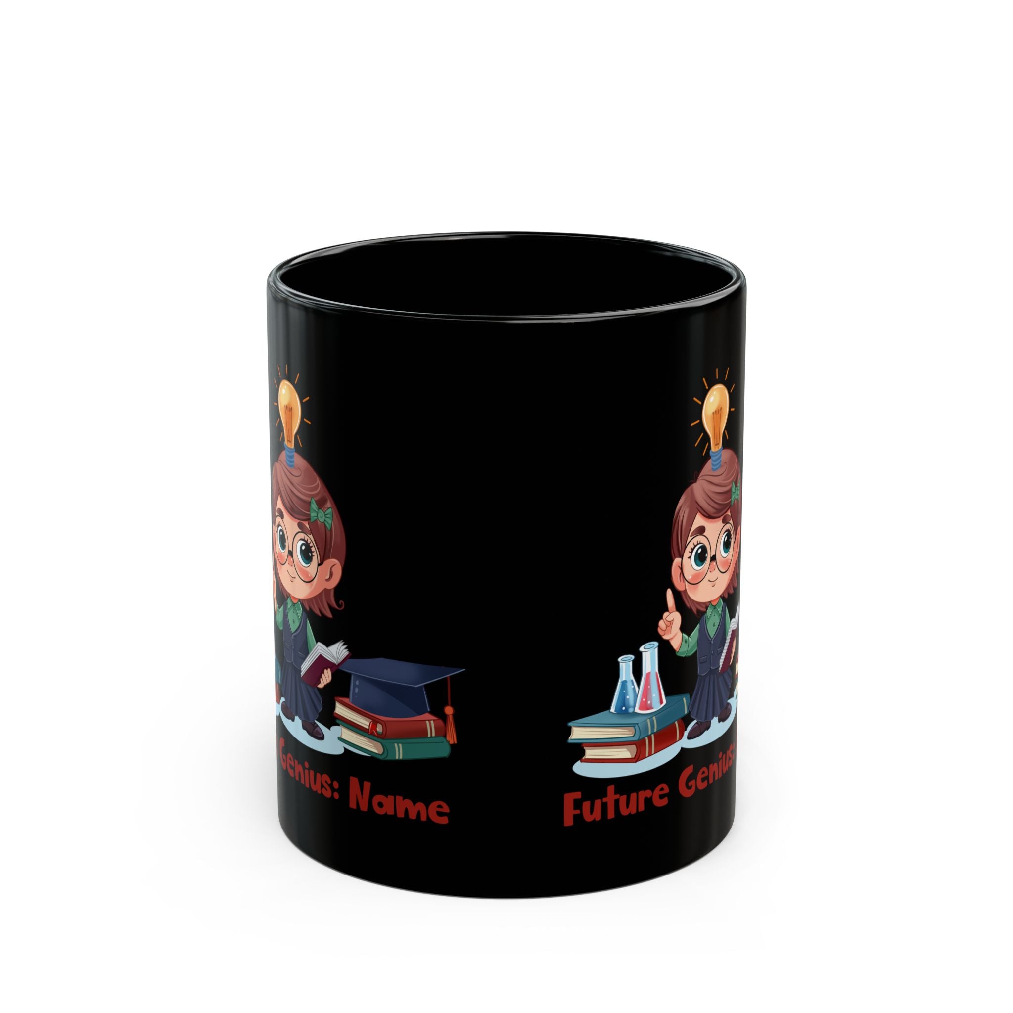 genius girl Black Mug (11oz, 15oz)