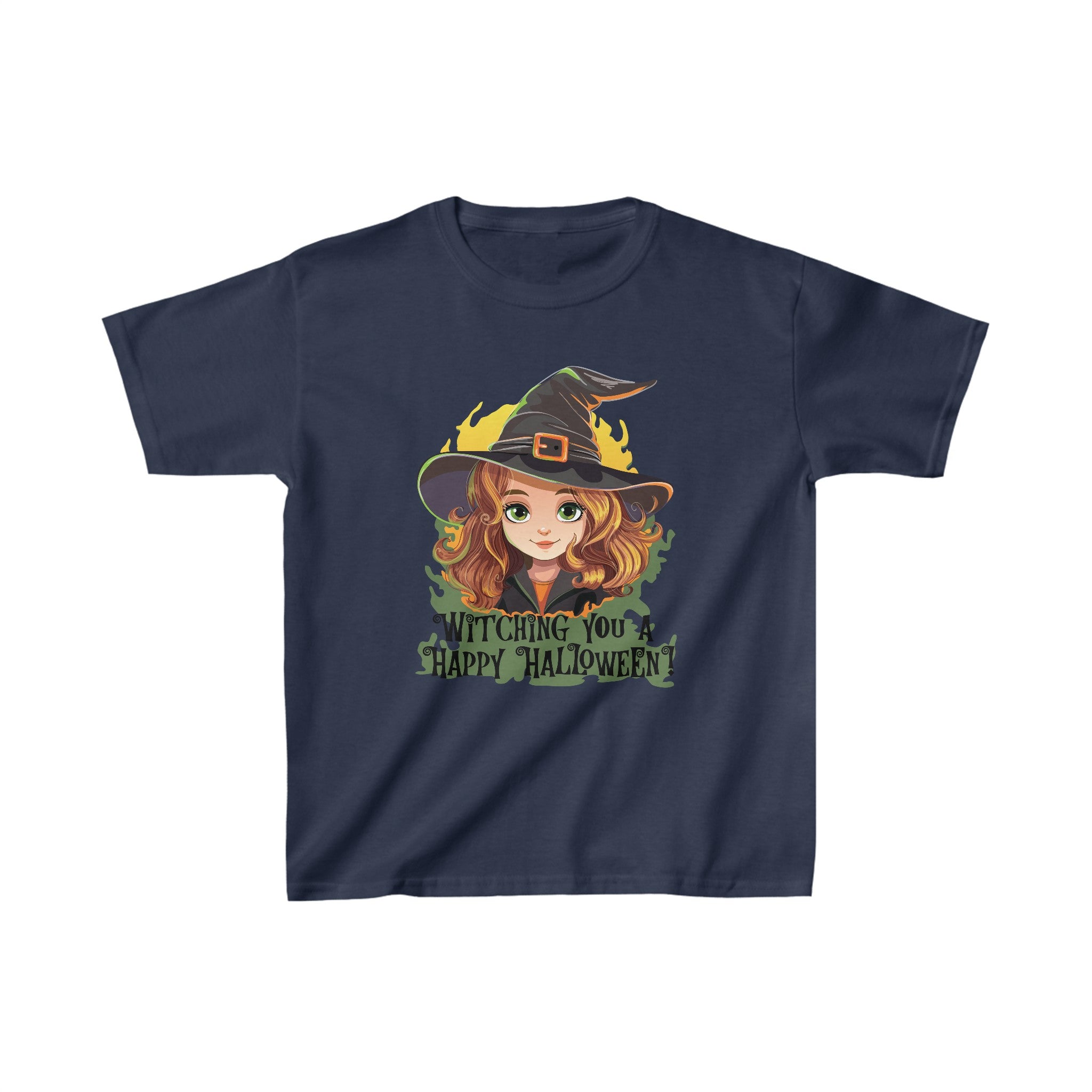 witching you halloween Kids Heavy Cotton™ Tee