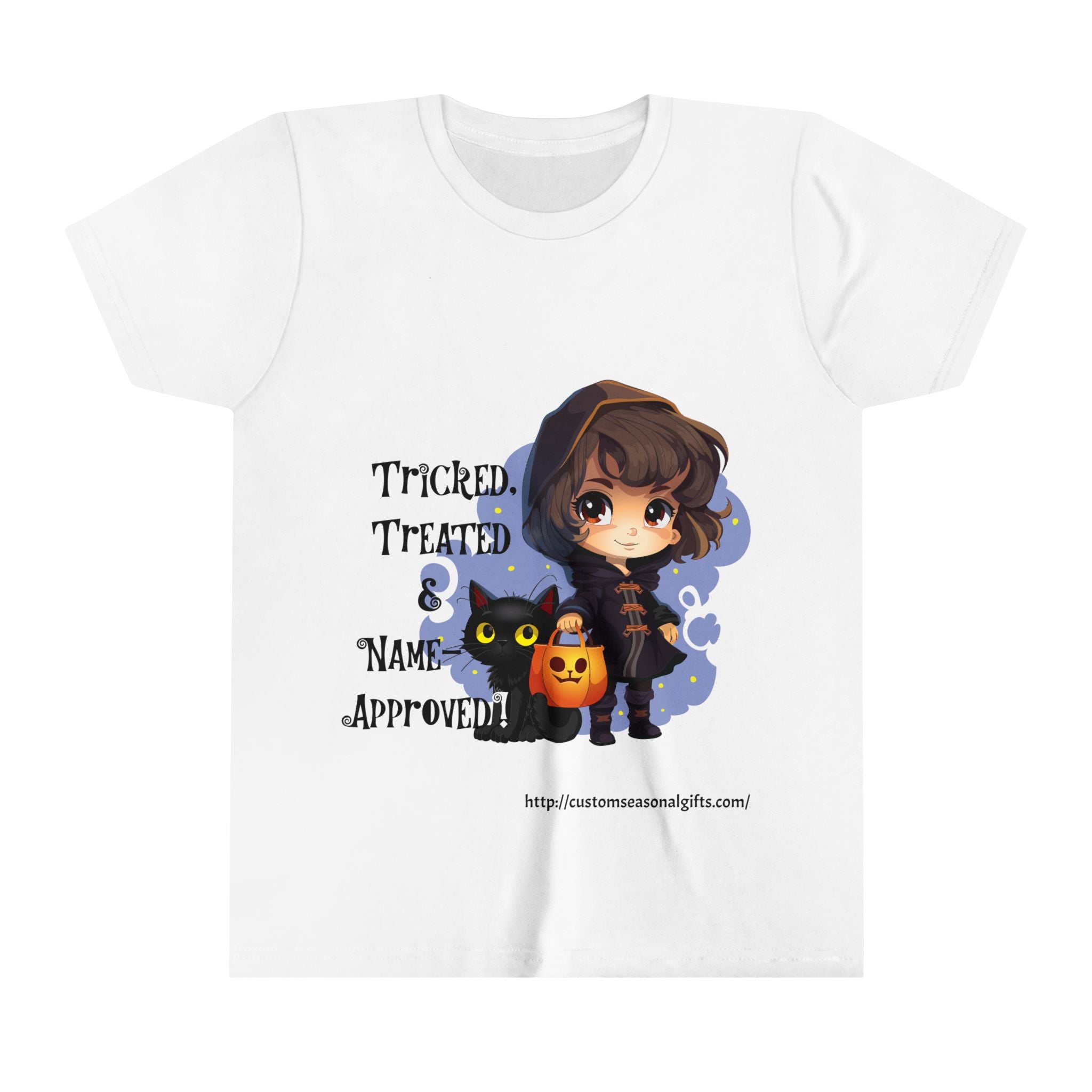 Trick or Treat Customizable Youth Short Sleeve Tee