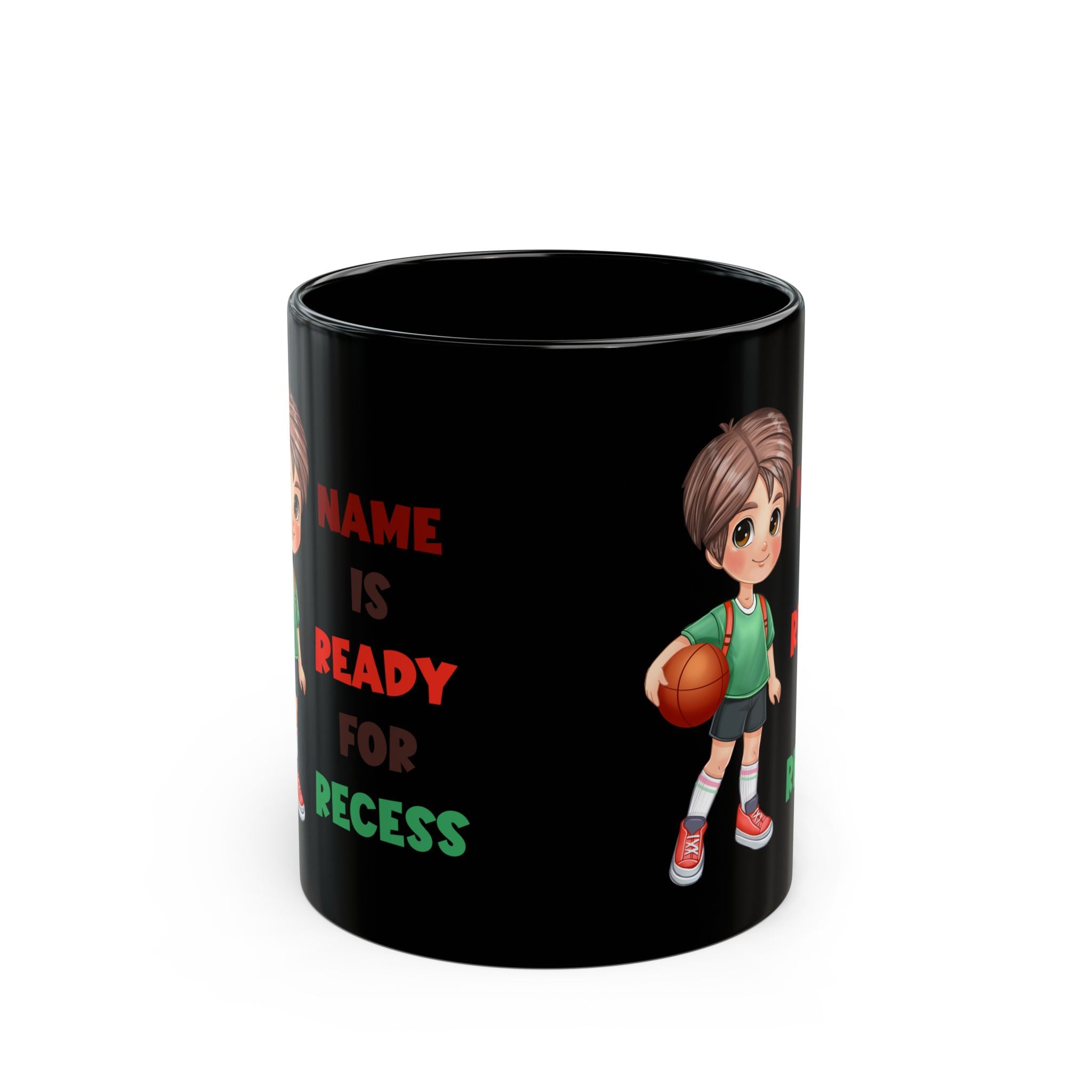 Recess boy Black Mug (11oz, 15oz)