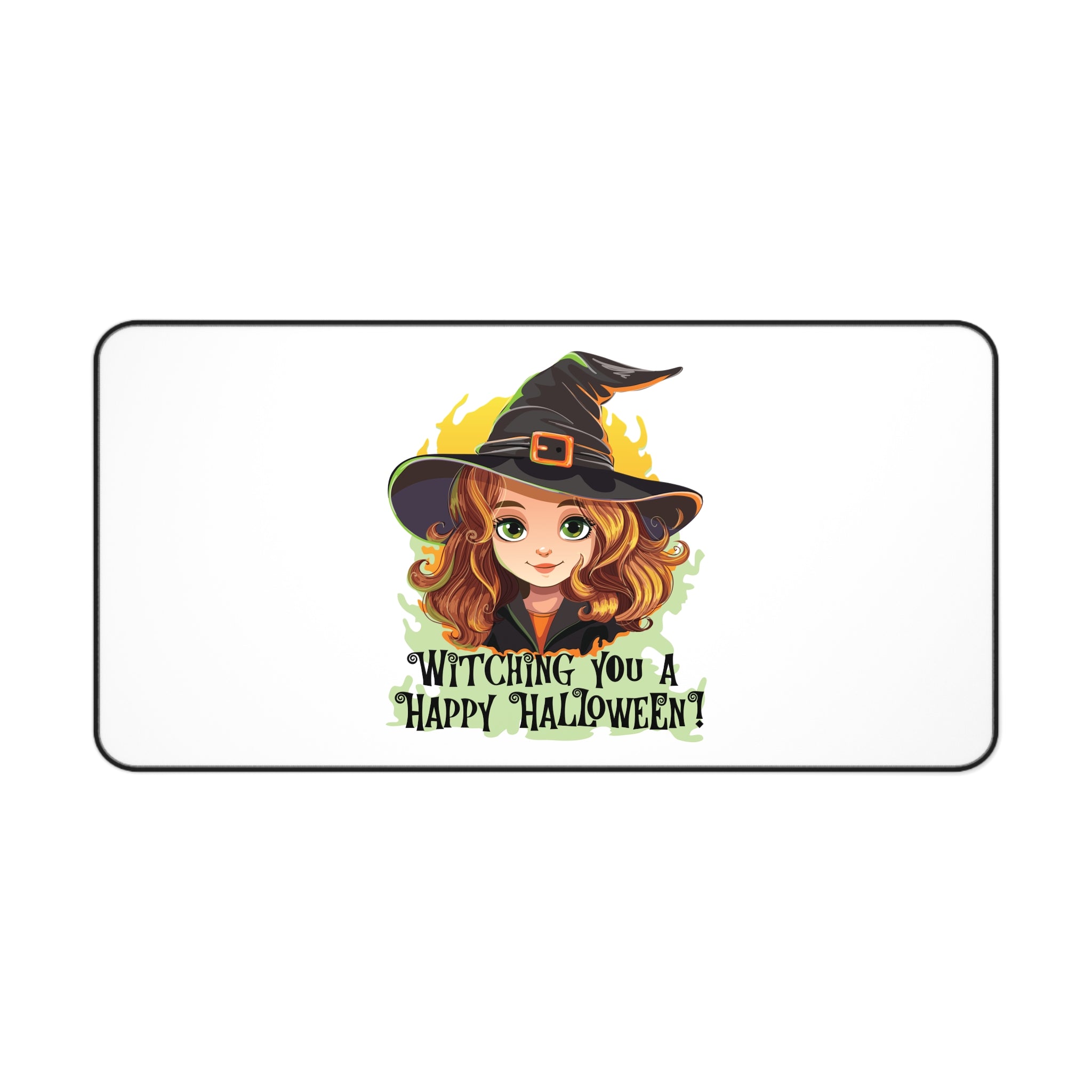 witching you halloween Desk Mat