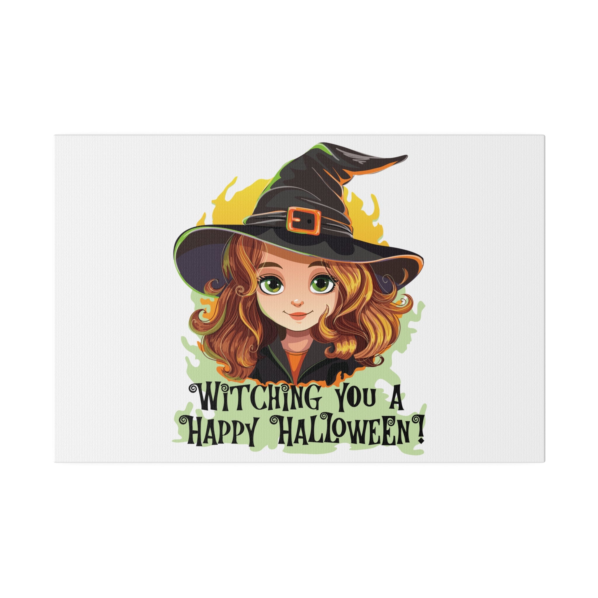 Witching you halloween Matte Canvas, Stretched, 0.75"