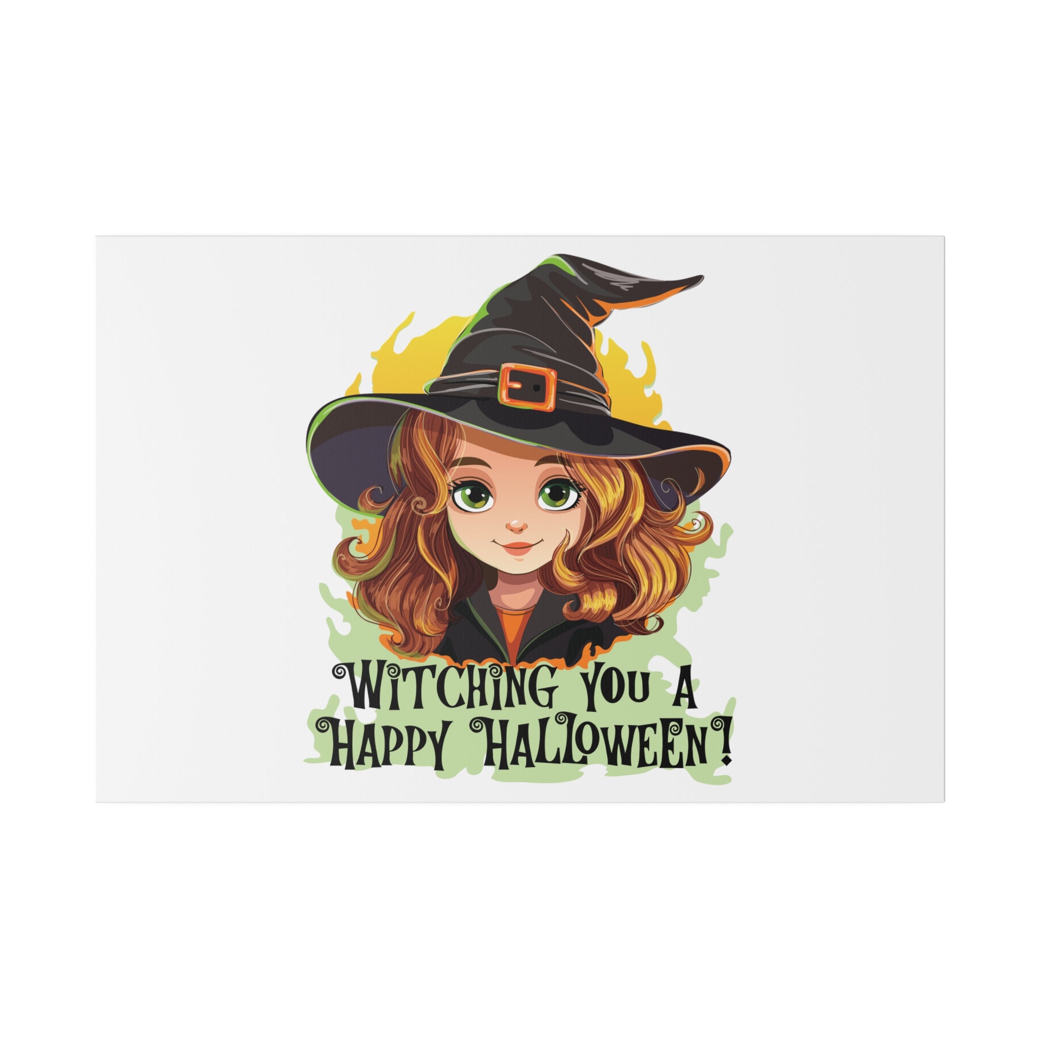 Witching you halloween Matte Canvas, Stretched, 0.75"