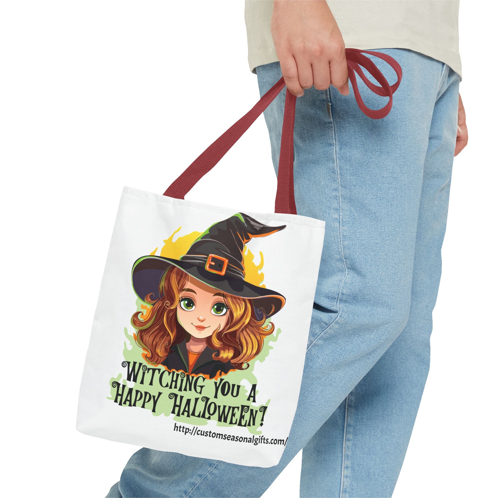 Tote Bag -  Whitching You A Happy Halloween!