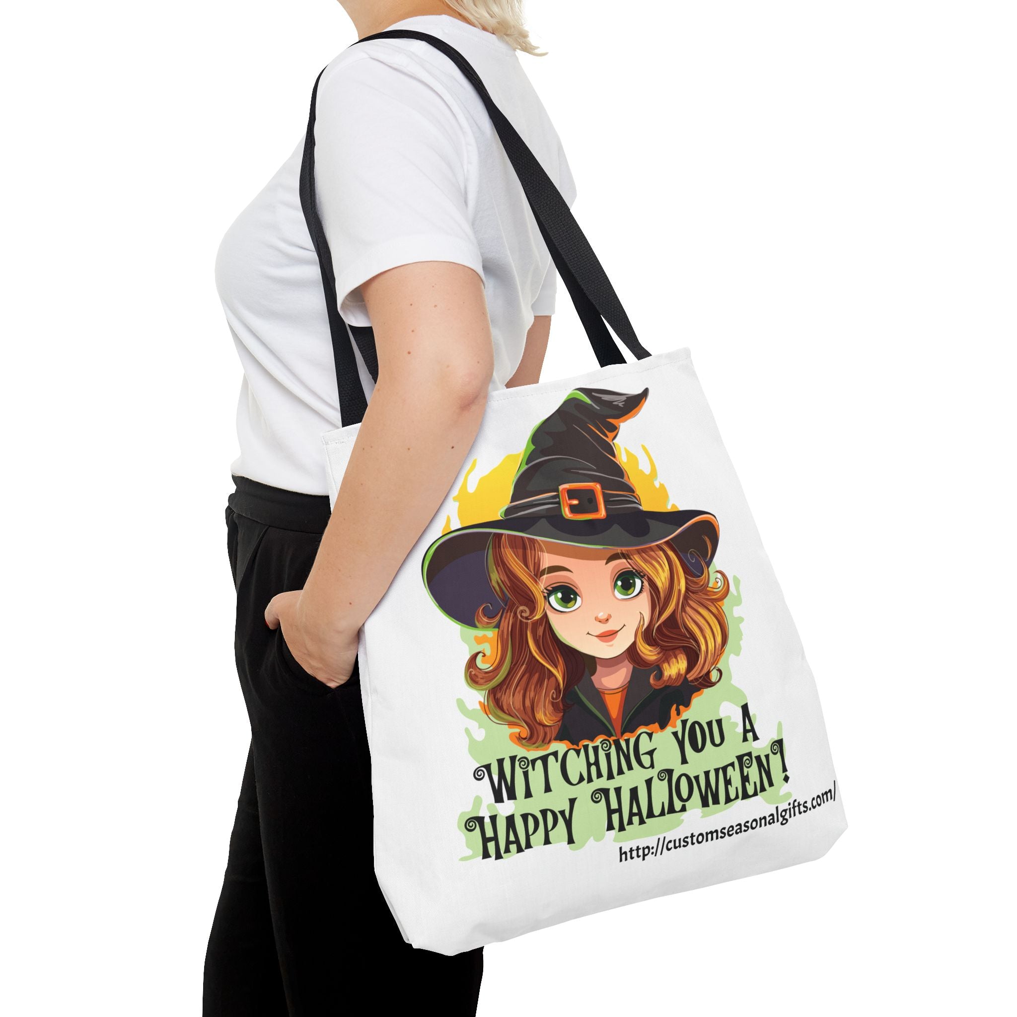 Tote Bag -  Whitching You A Happy Halloween!