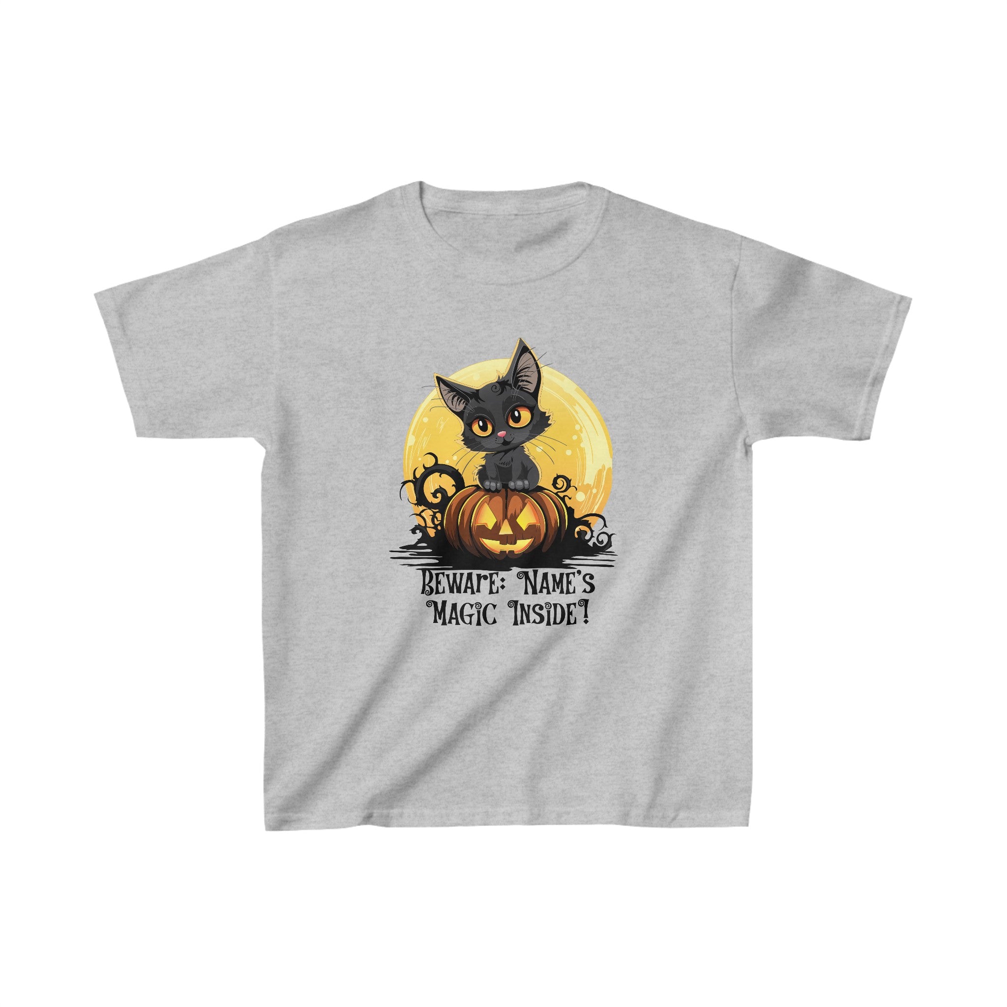 beware magic inside Kids Heavy Cotton™ Tee