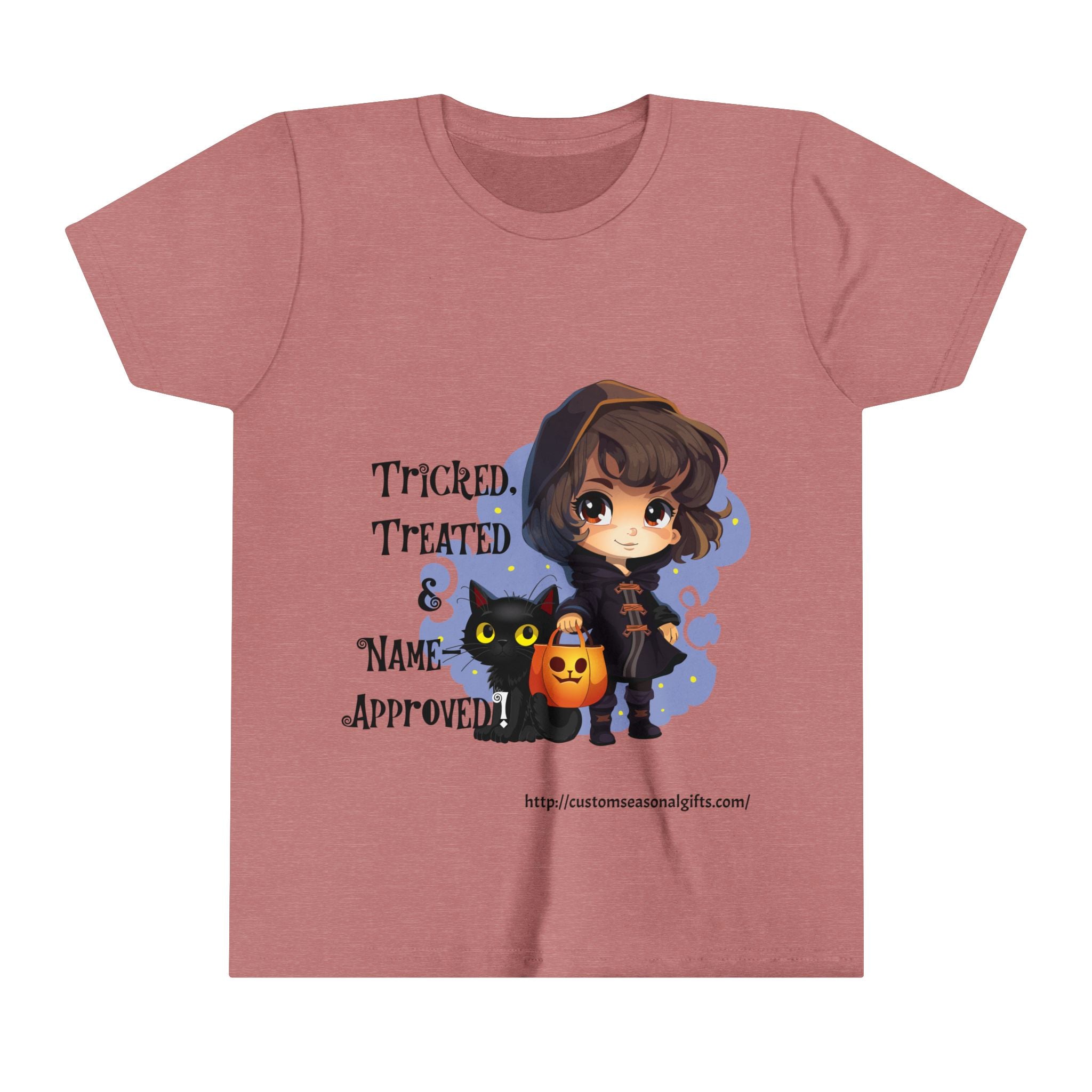 Trick or Treat Customizable Youth Short Sleeve Tee