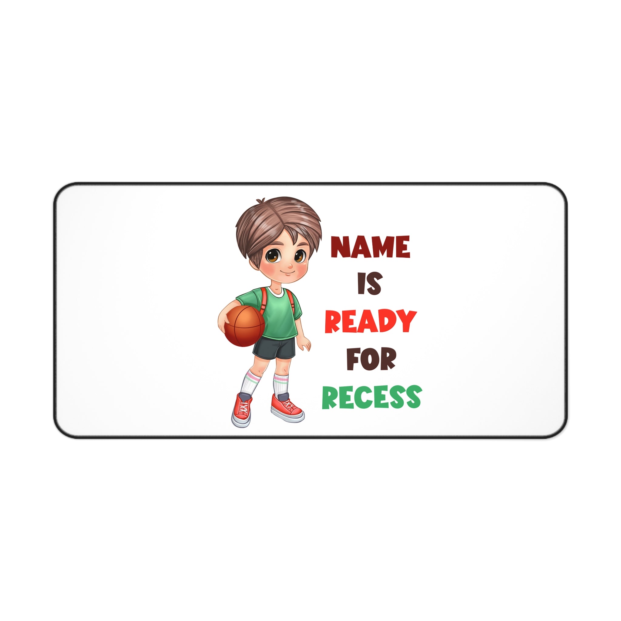 Recess boy Desk Mat