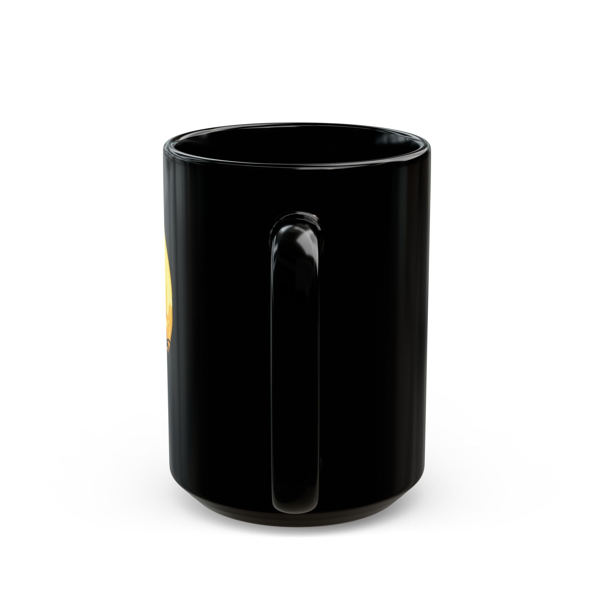 beware magic inside Black Mug (11oz, 15oz)