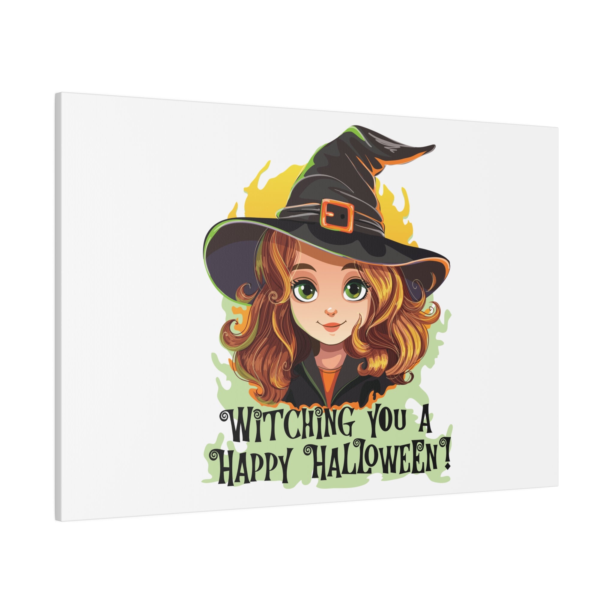 Witching you halloween Matte Canvas, Stretched, 0.75"