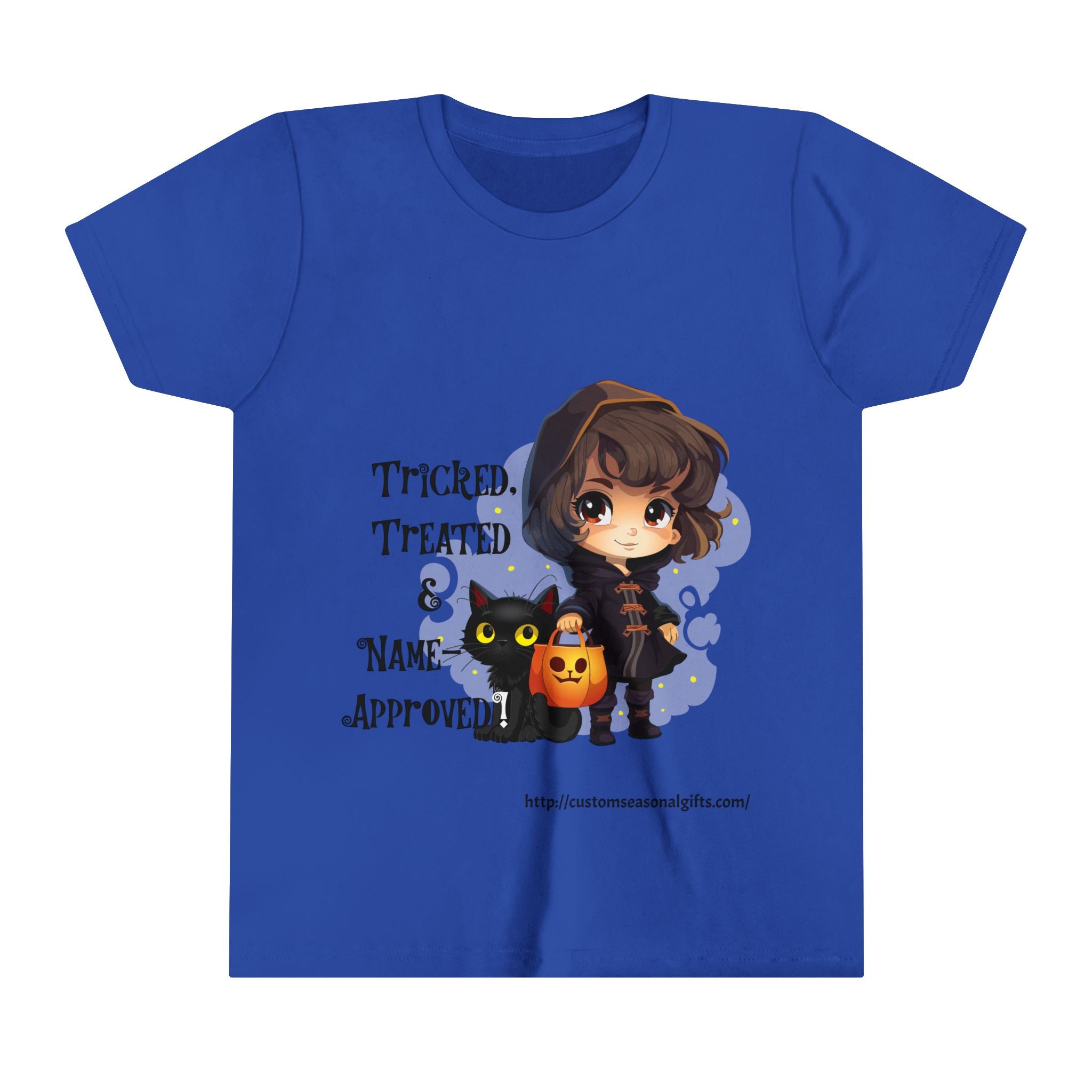 Trick or Treat Customizable Youth Short Sleeve Tee