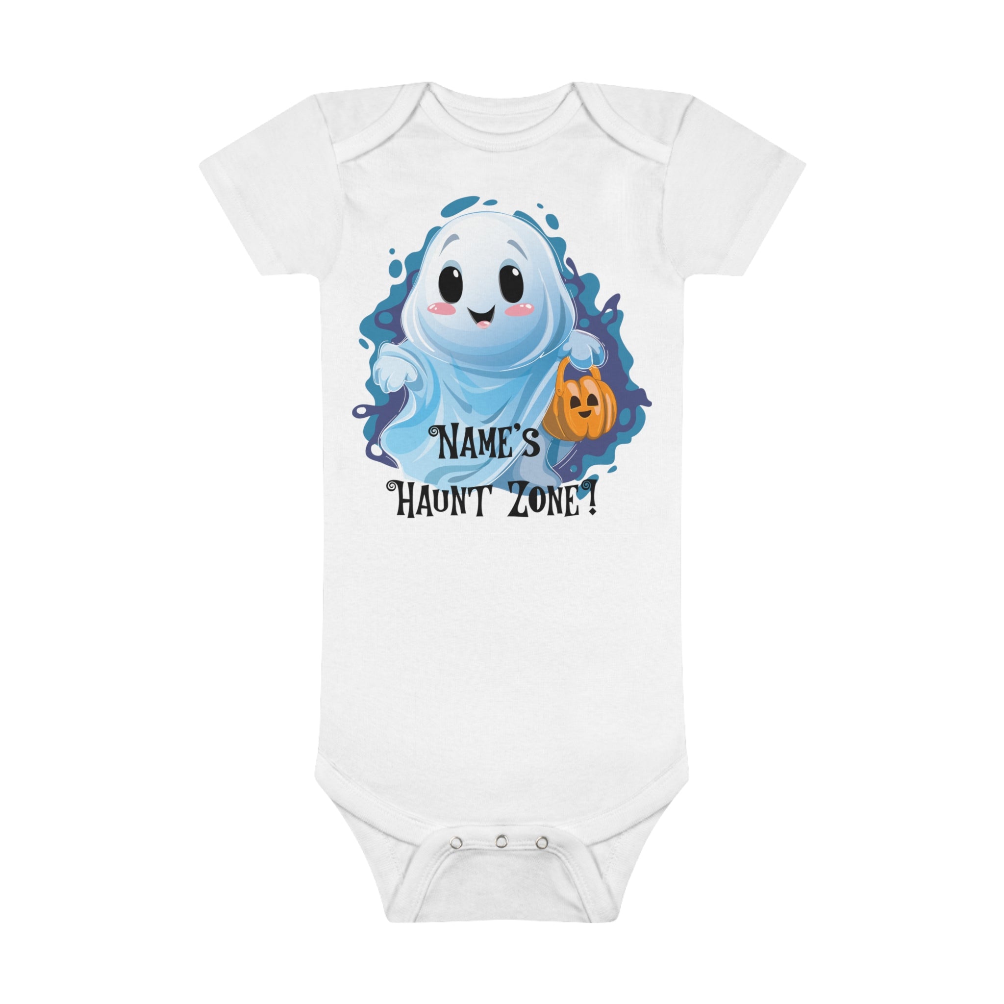 Haunt Zone Customizable Onesie® Organic Baby Bodysuit