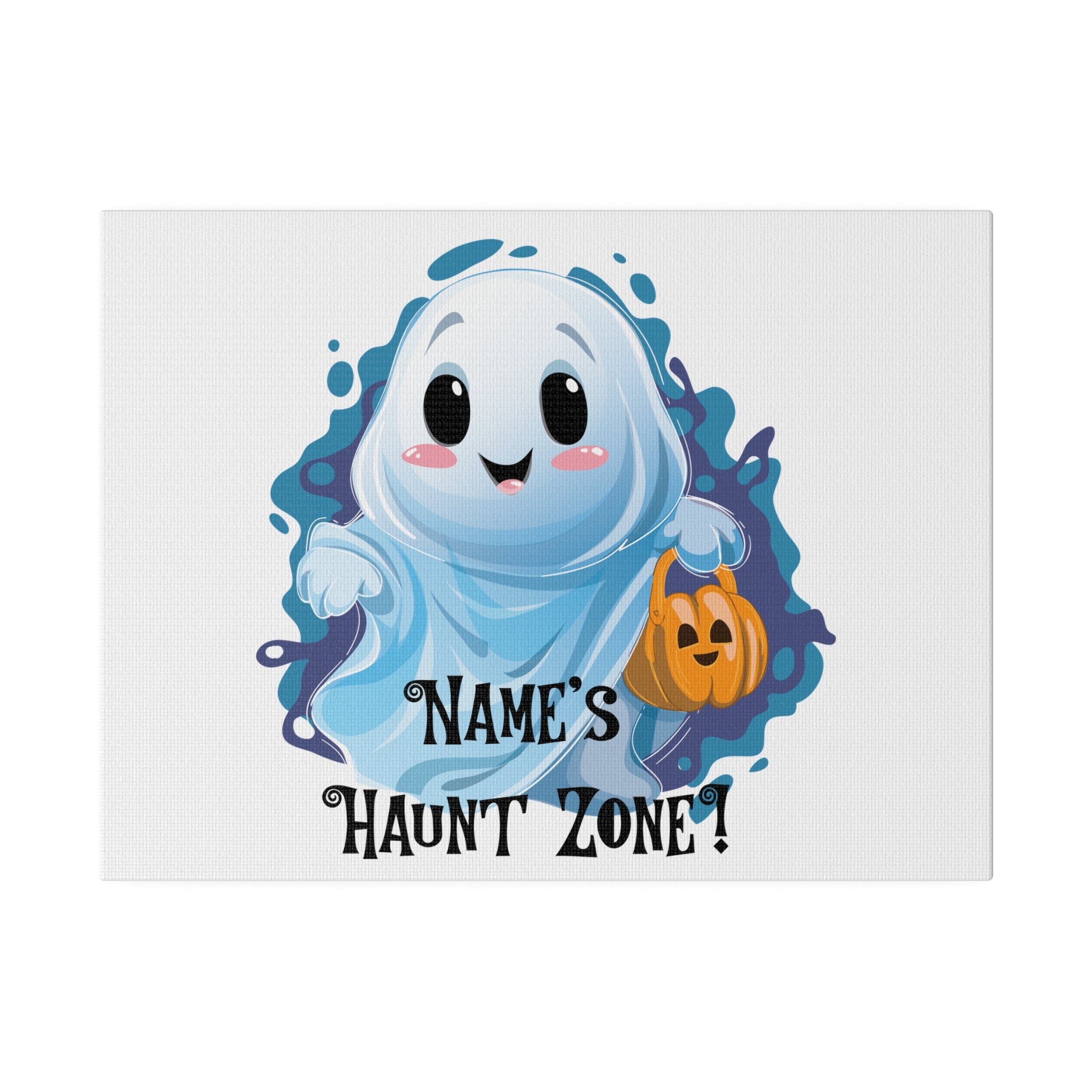 haunt zone Matte Canvas, Stretched, 0.75"